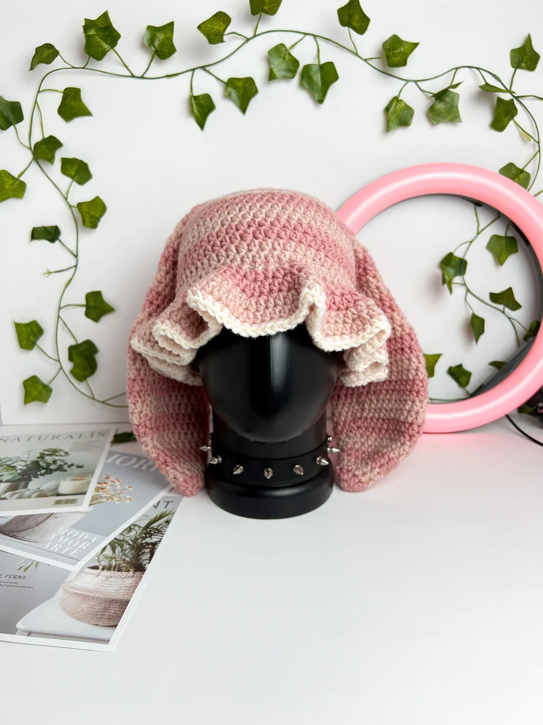 Crochet Cute Bunny Bucket Hat