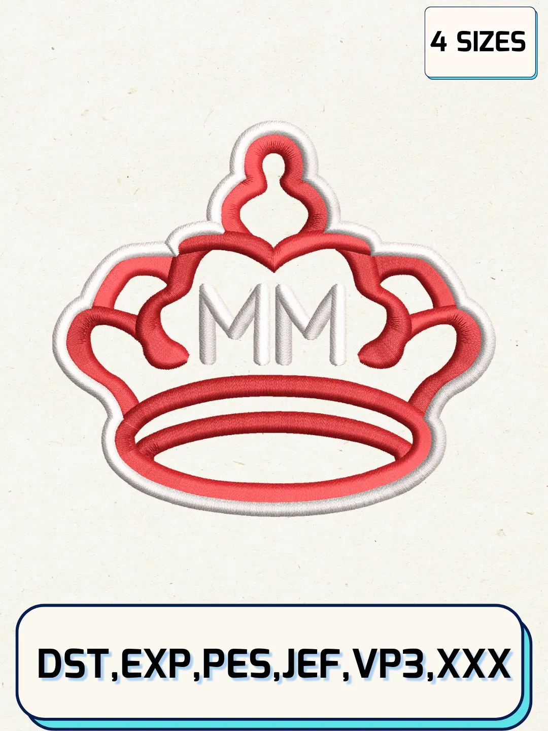 Miami Marlins Cap Logos Embroidery Design Files, MLB Logos Embroidery Designs, Machine Embroidery Files, 4 Sizes