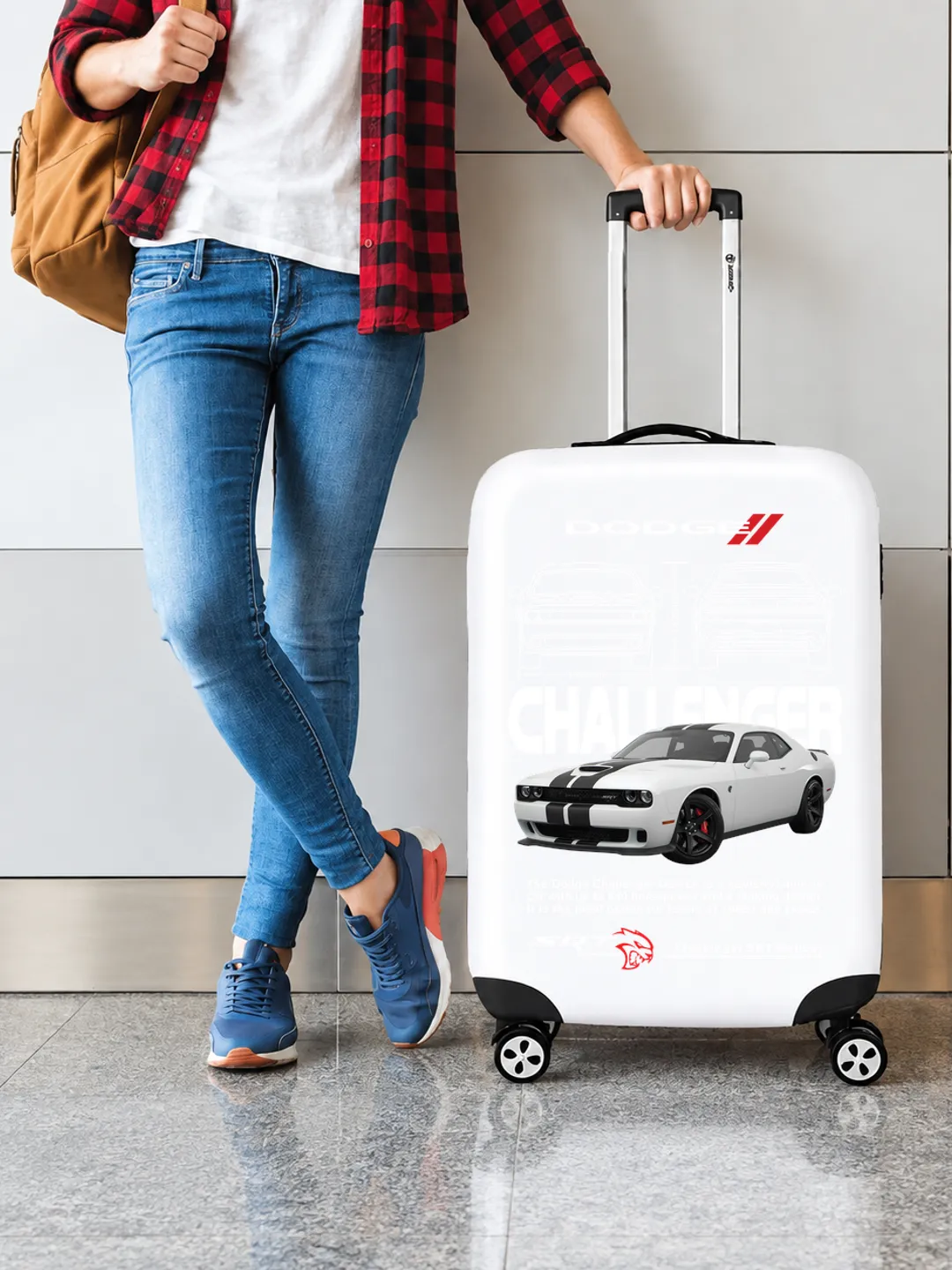 Dodge Challenger Y2K Luggage Cover