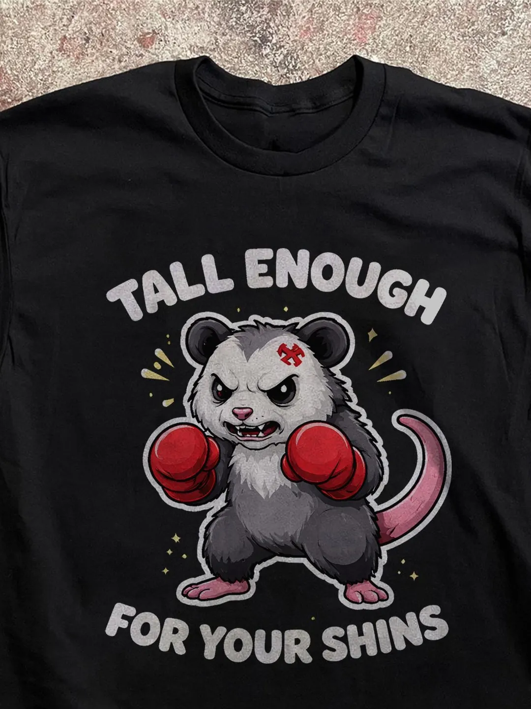 Possum Meme T-Shirt: Casual Sarcastic Humor (Comfort Colors, Oversized)
