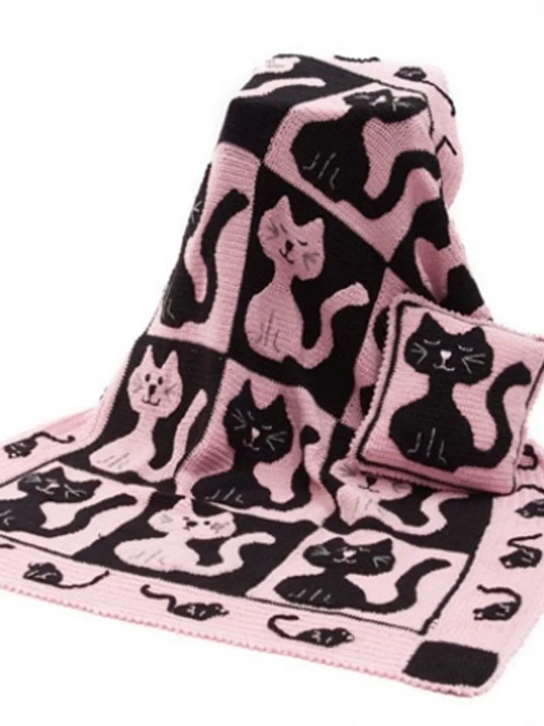 Cat Blanket crochet pattern, cat crochet blanket, baby crochet blanket pdf