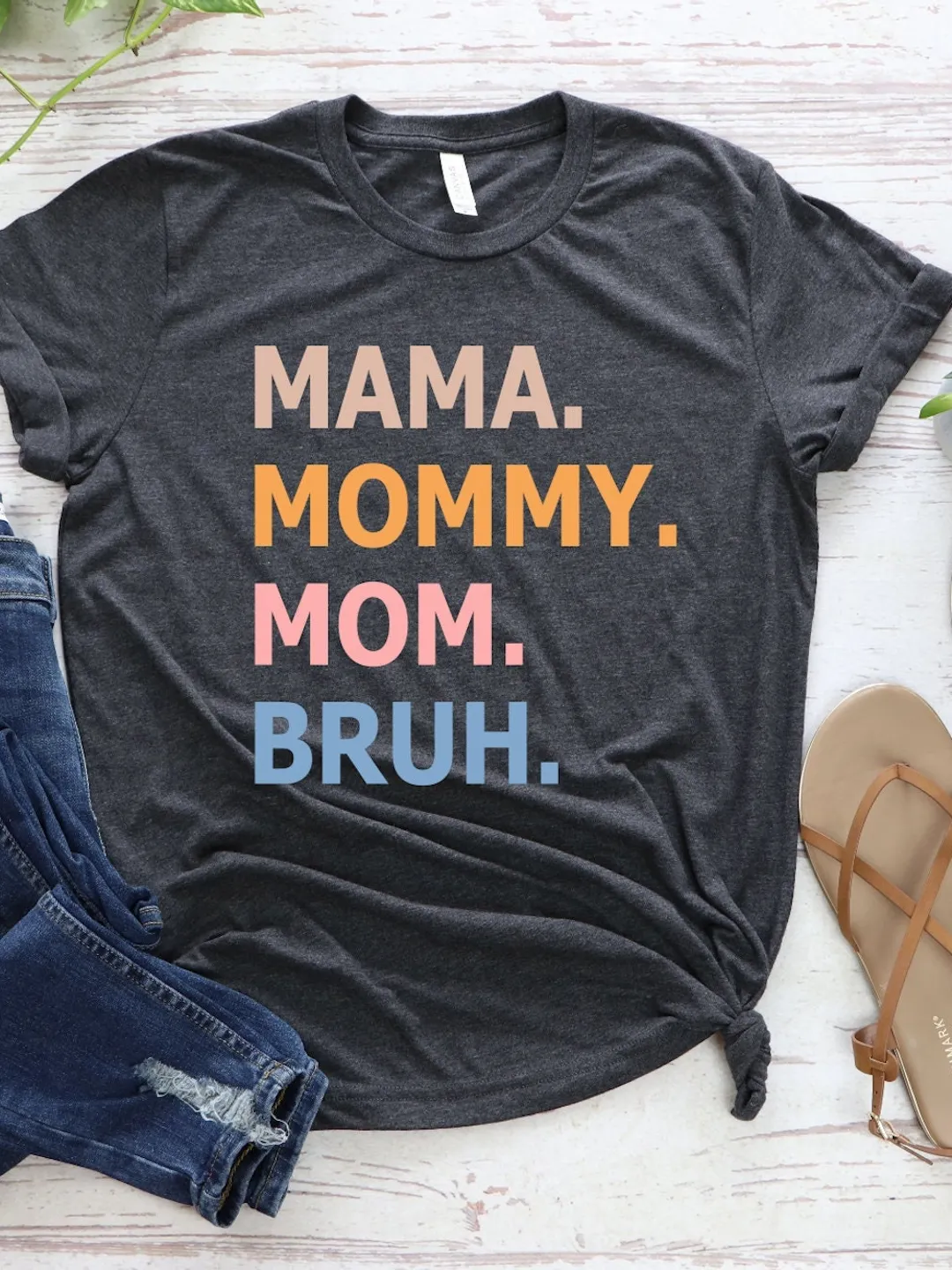 Sarcastic Mom Shirt: Retro Mama Bruh Tee, Funny Mother's Day Gift