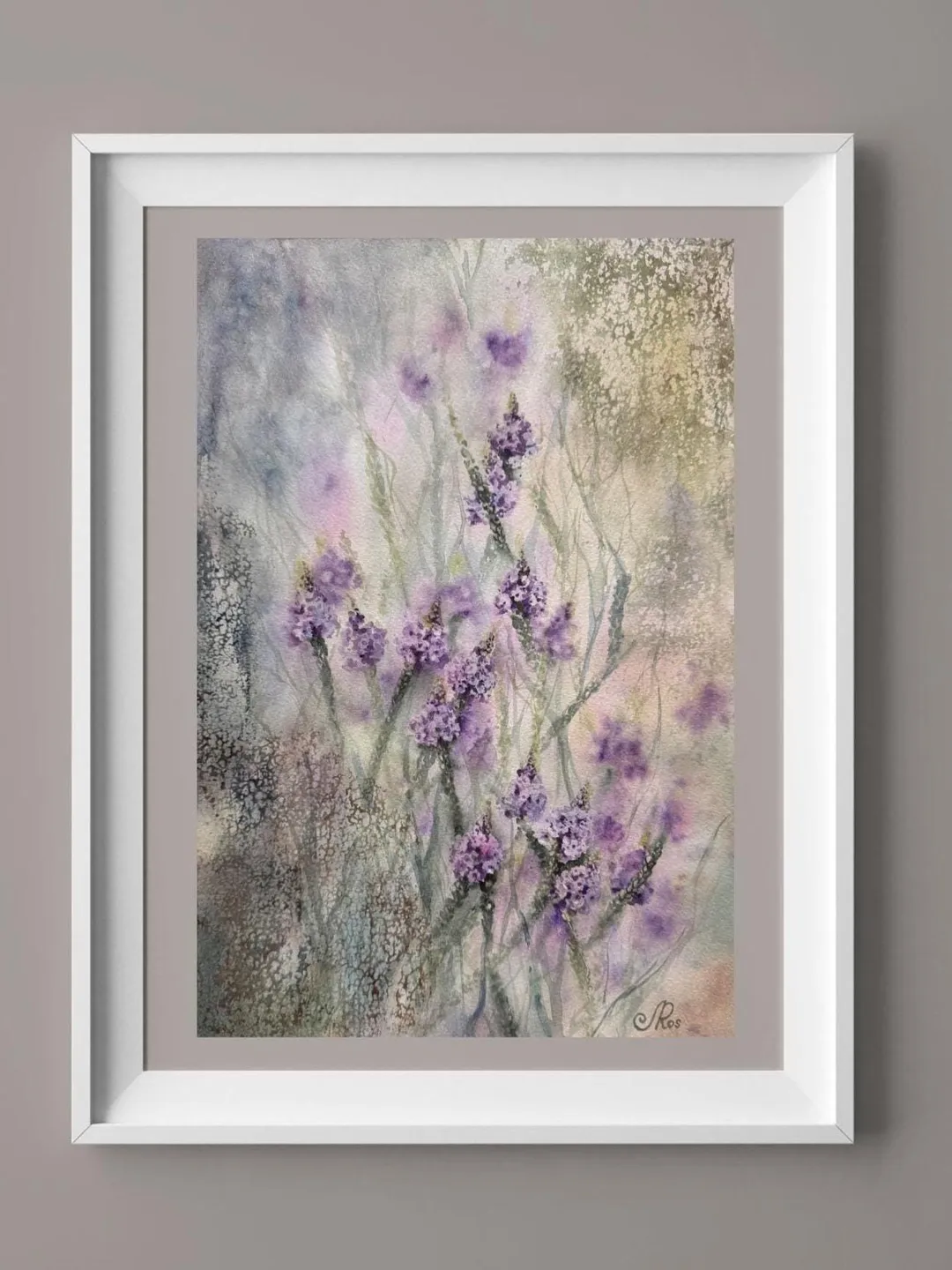 Wildflowers Painting Original Watercolor Flowers Wall Art Floral Artwork