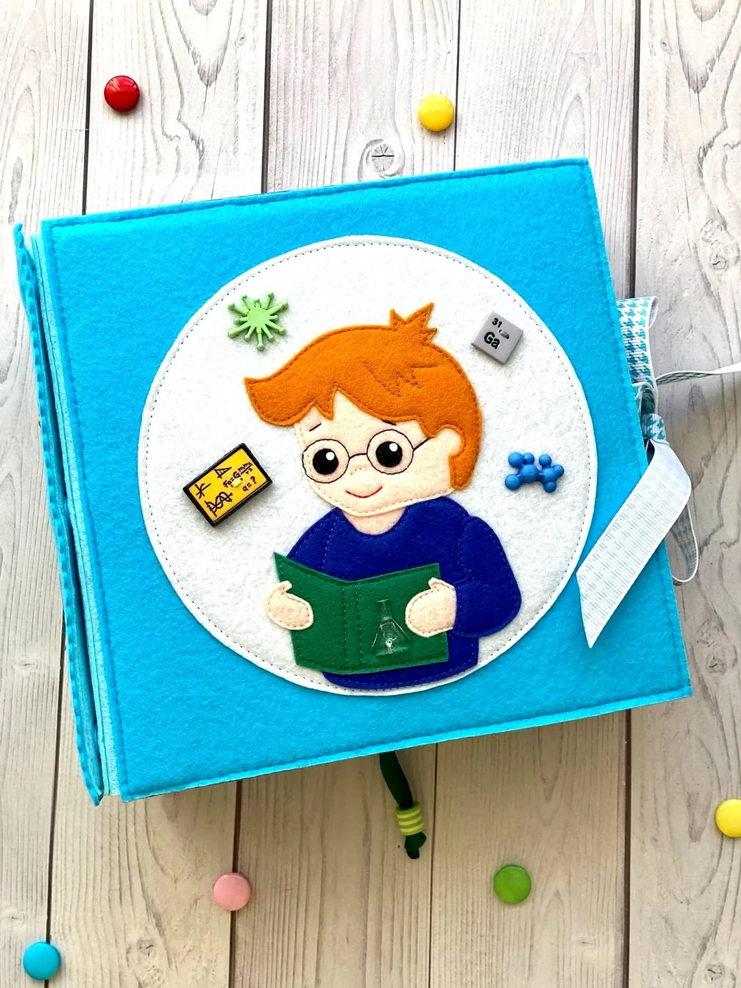 Science Quiet book pattern PDF & Tutorial pages, Felt book pattern svg, Quiet book ideas, Sensory toys, Pdf felt sewing pattern for toddler