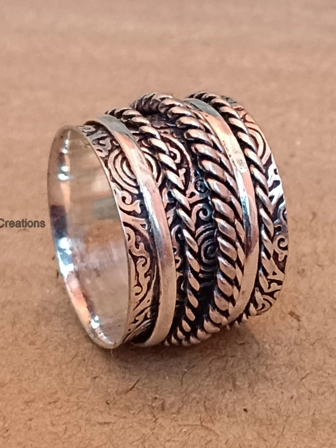 Beautiful Gifts Ring, 925 Sterling Silver Ring, Spinner & Meditation Gifts Ring, Handmade Ring, Valentine's day Gifts Ring, Popular Ring,
