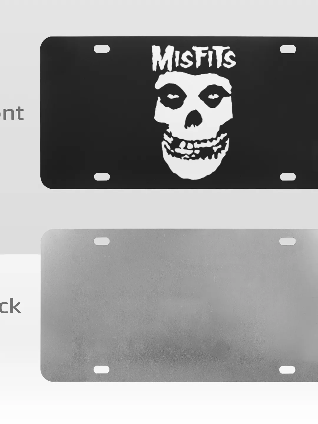 Misfits License Plate