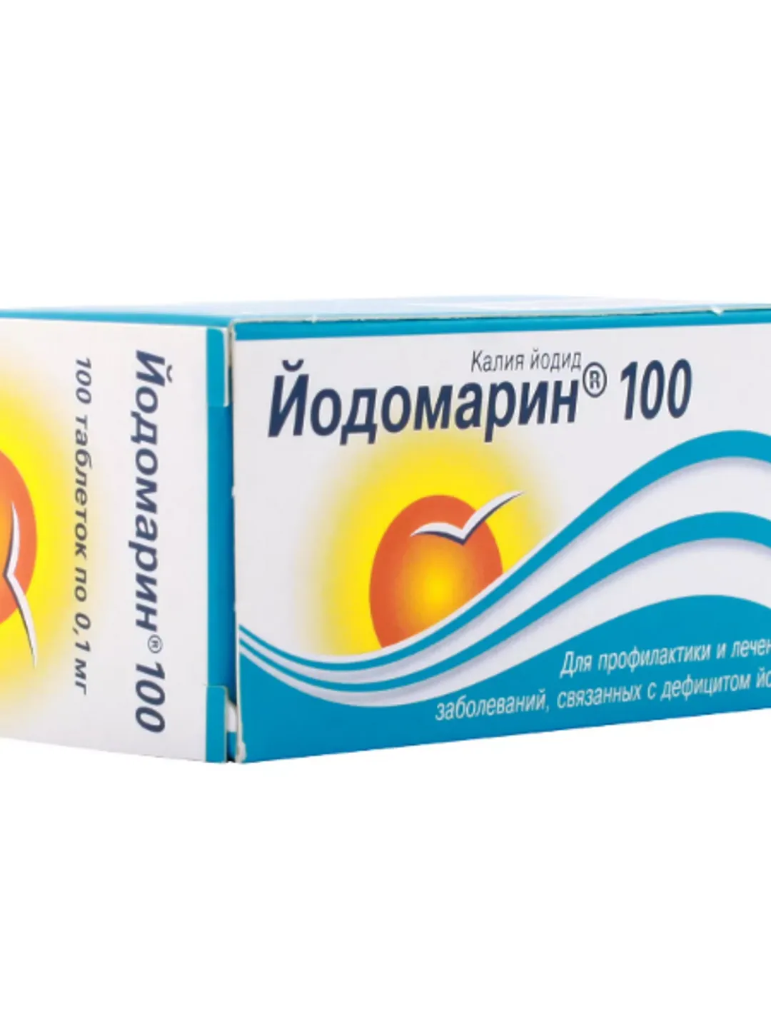 Iodomarin 100 tab 100 mg Potassium iodide supplement Iodomarin tab 100 mcg 100 pcs