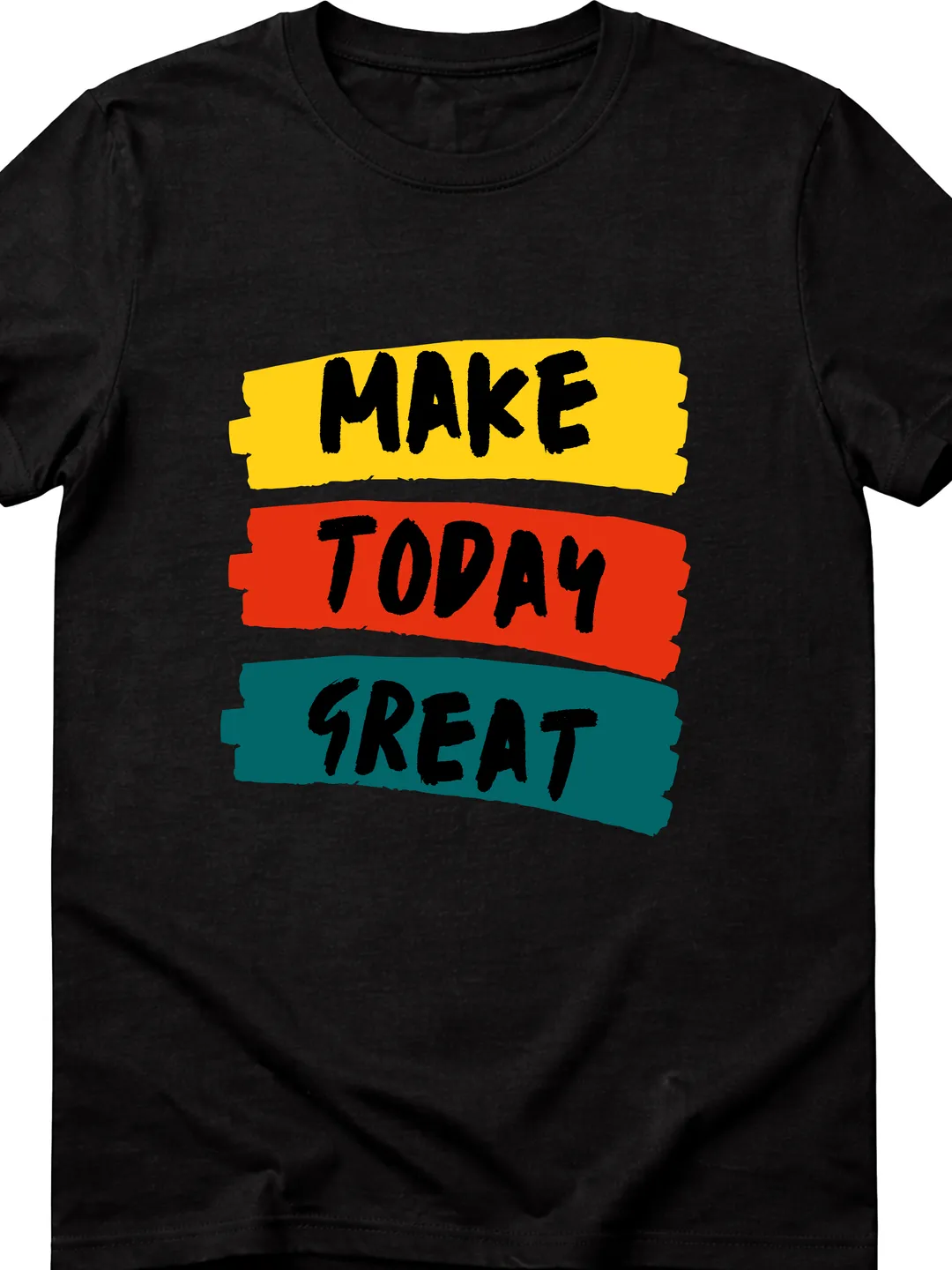 T-Shirt Design Make Today Great Motivational Quote T-Shirt | Inspirational Typography Design