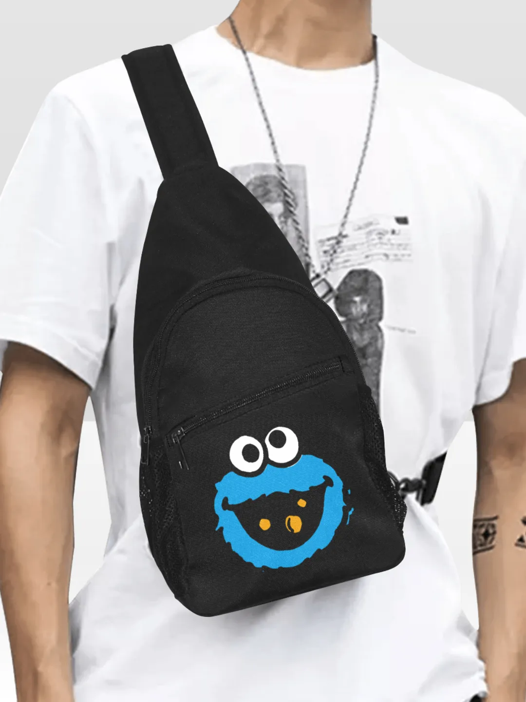 Cookie Monster Chest Bag