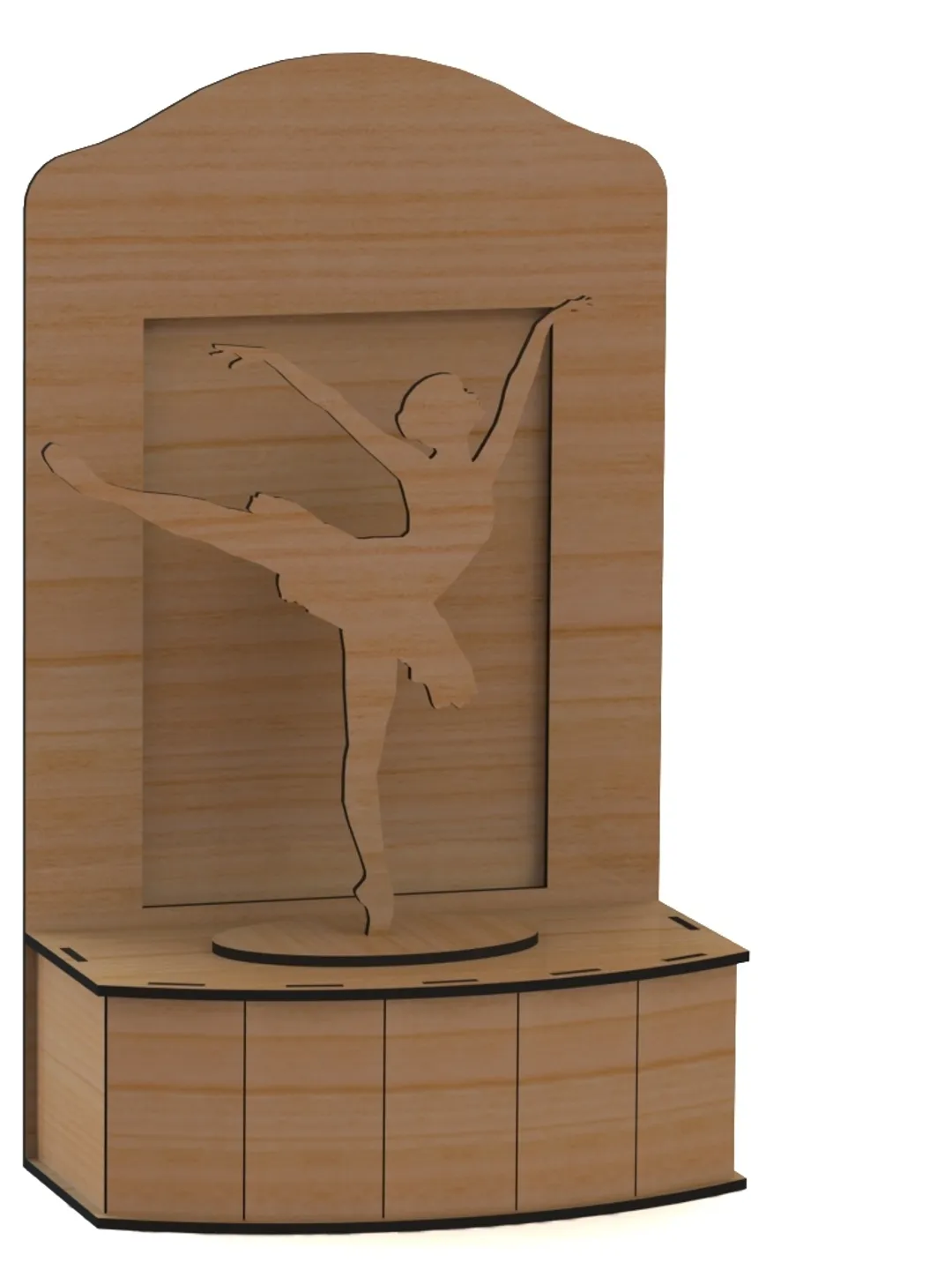 Digital Template Cnc Router Files Ballerina Cnc Files for Wood Laser Cut Pattern