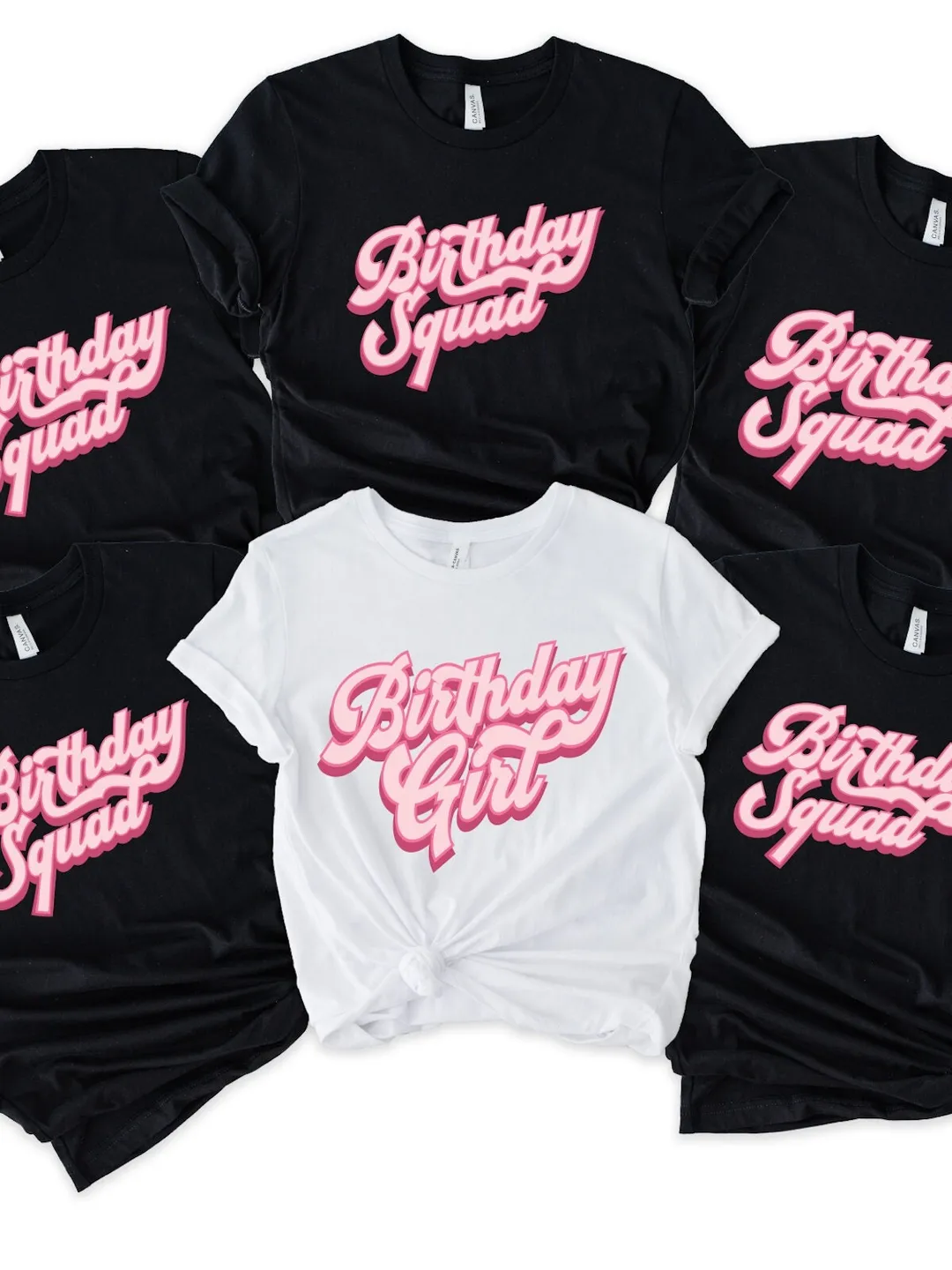 Birthday Squad Shirts, Matching Group Tees (Unisex and Women’s Sizes)