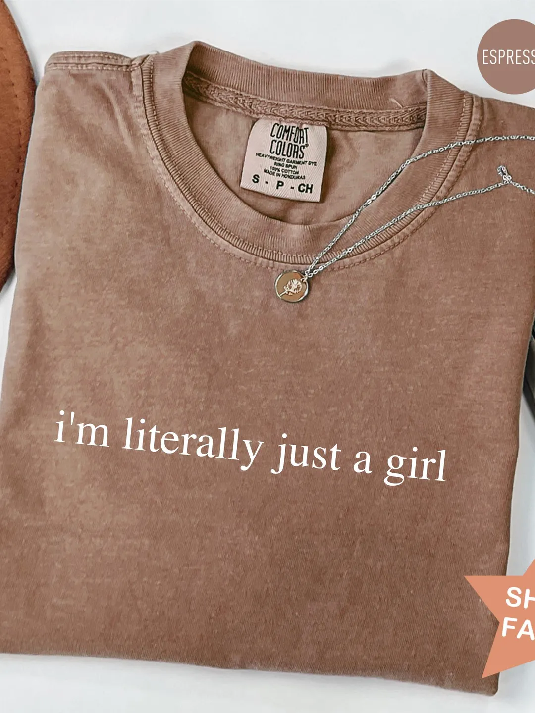 Comfort Colors® I'm Literally Just a Girl Shirt, Funny Girl T-shirt, Sarcasm Shirt, Trendy Humor Shirt, Gift for Her, Christmas Gift for Her