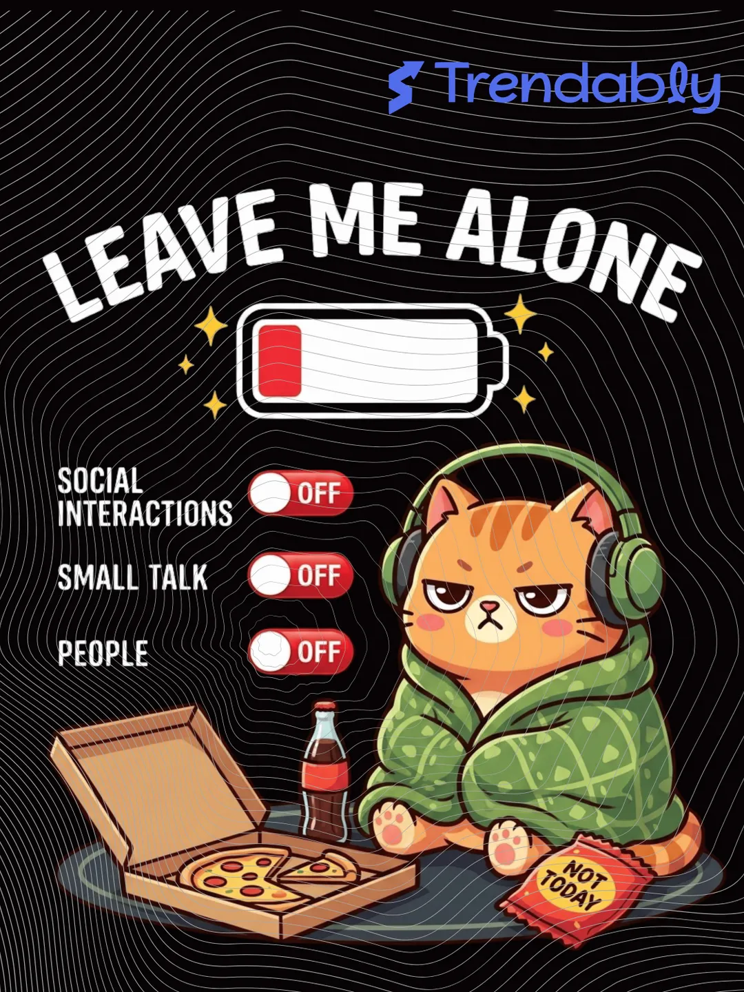Social Battery Low Aesthetic Introvert Digital Sticker Sheet