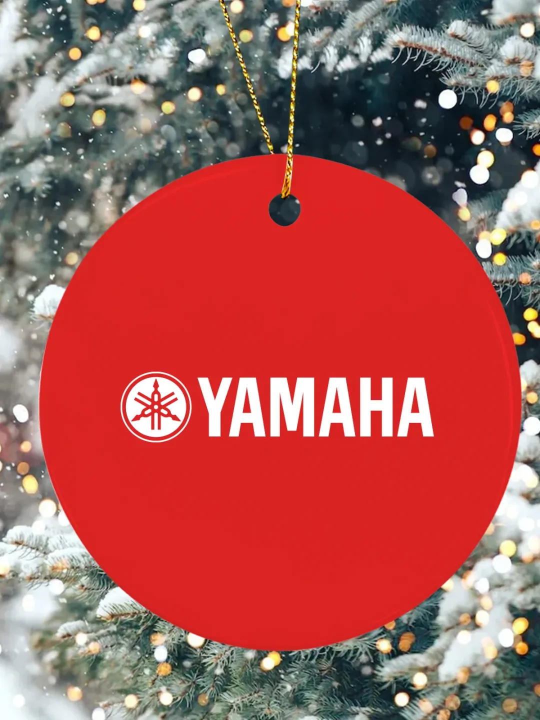 Yamaha Christmas Ceramic Ornament