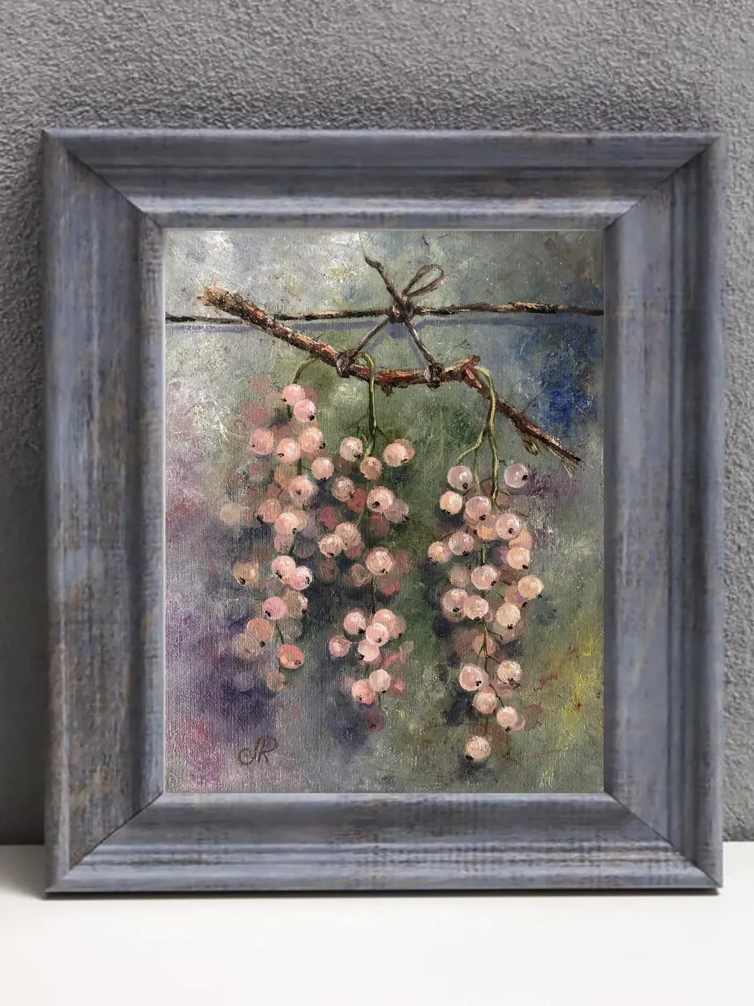 Fruits Oil Painting Still life Original Painting Berries Wall Art