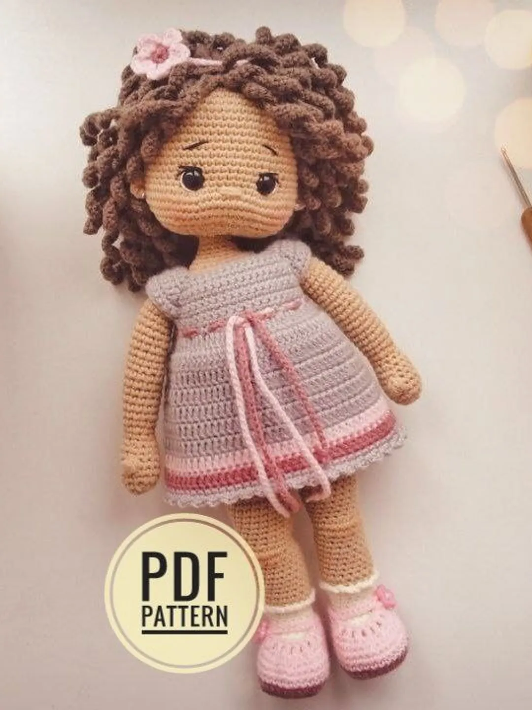 crochet doll dress Ravelry: Easy Doll Dress pattern by Rose Hudd