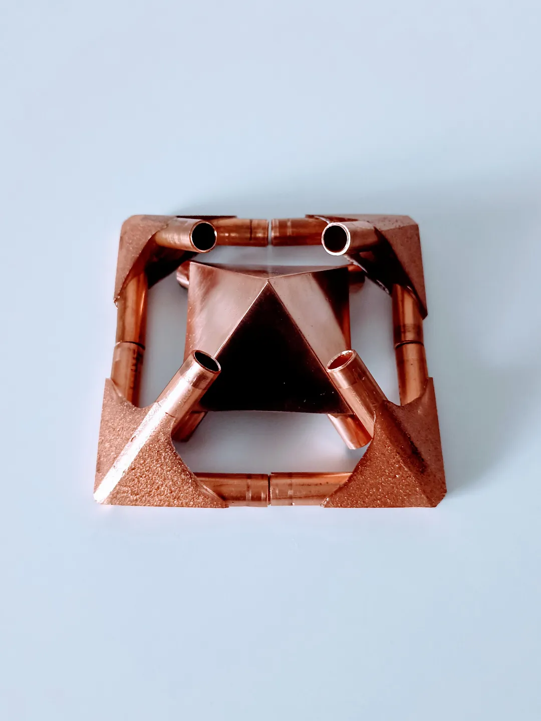 Pyramic Connection Set of copper connectors for the pyramid of healing and meditation. For ...