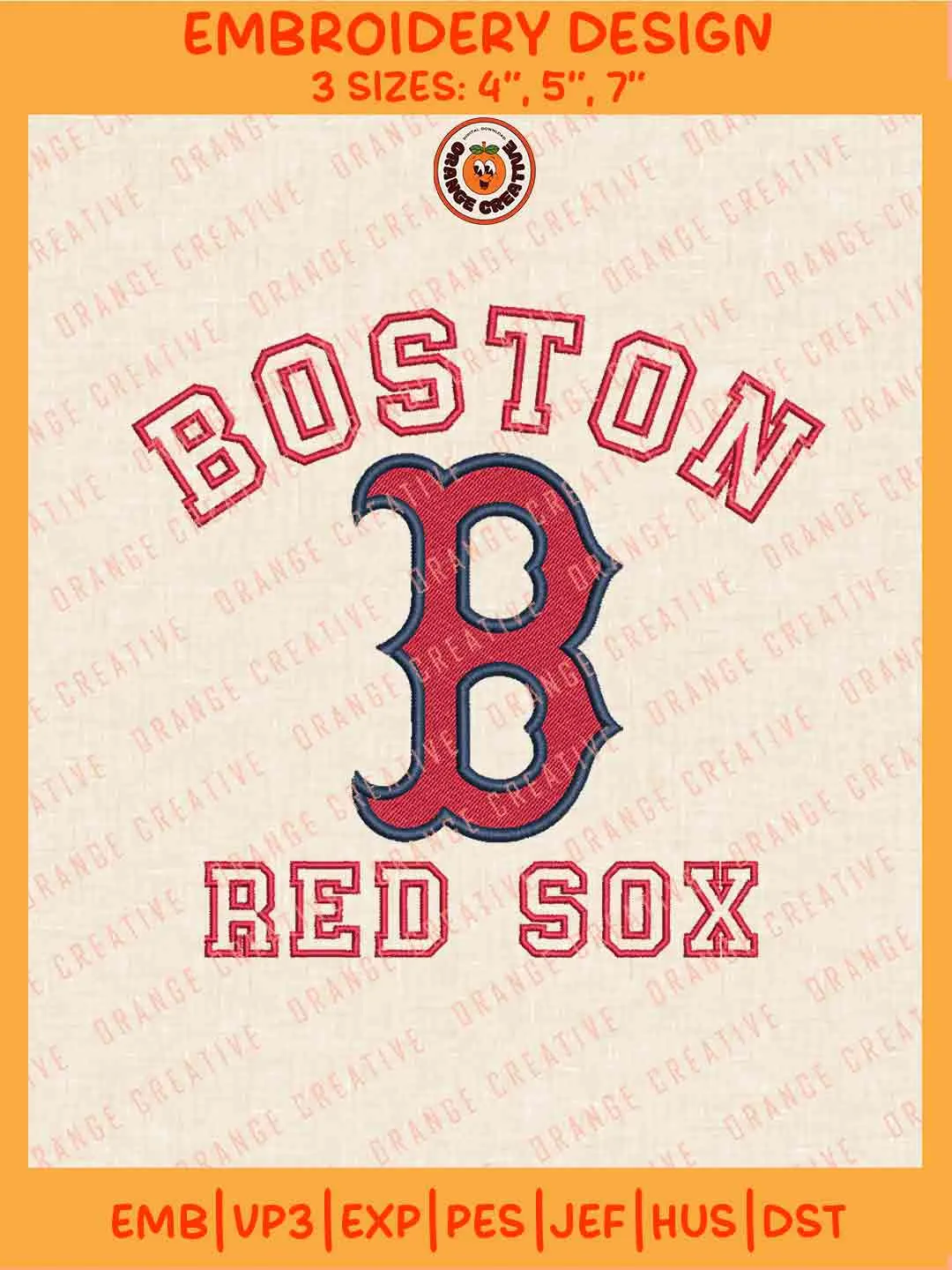 MLB Boston Red Sox Team Name Logo Embroidery Files, MLB Red Sox Team Embroidery Designs, Baseball Team Team Machine Embroidery Files, MLB Machine Embroidery, Digital Download