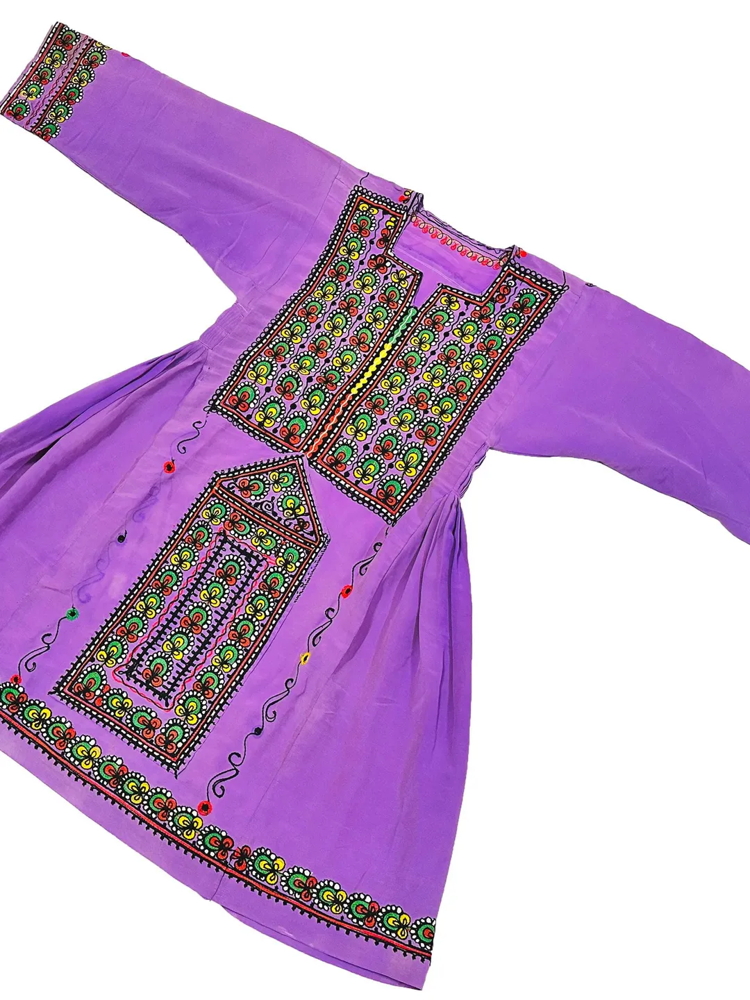 purple gypsy dress Size 34. Purple gypsy dress with white polka dots