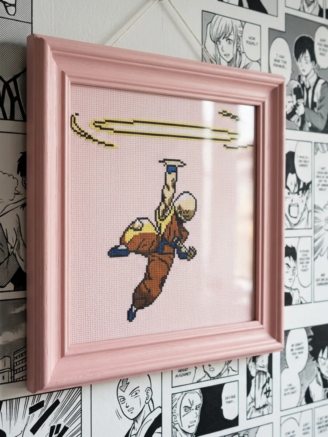 🐉Krillin Cross Stitch Pattern 🐉 | Dragon Ball Pixel Art
