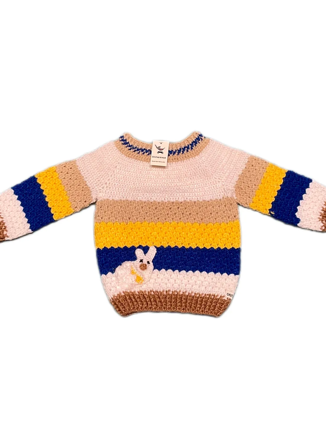 Hand Crochet Half Sweater