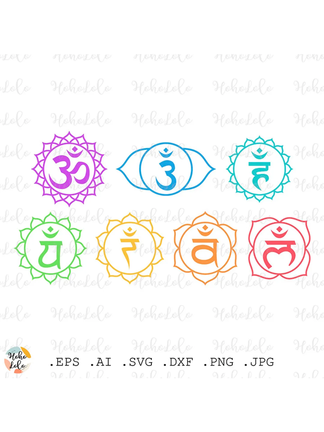 Chakras Svg, Chakras Clipart Png, Chakras Yoga, Chakras Symbols, Chakras Signs, Chakras Cricut, Chakras Stencil Template Dxf