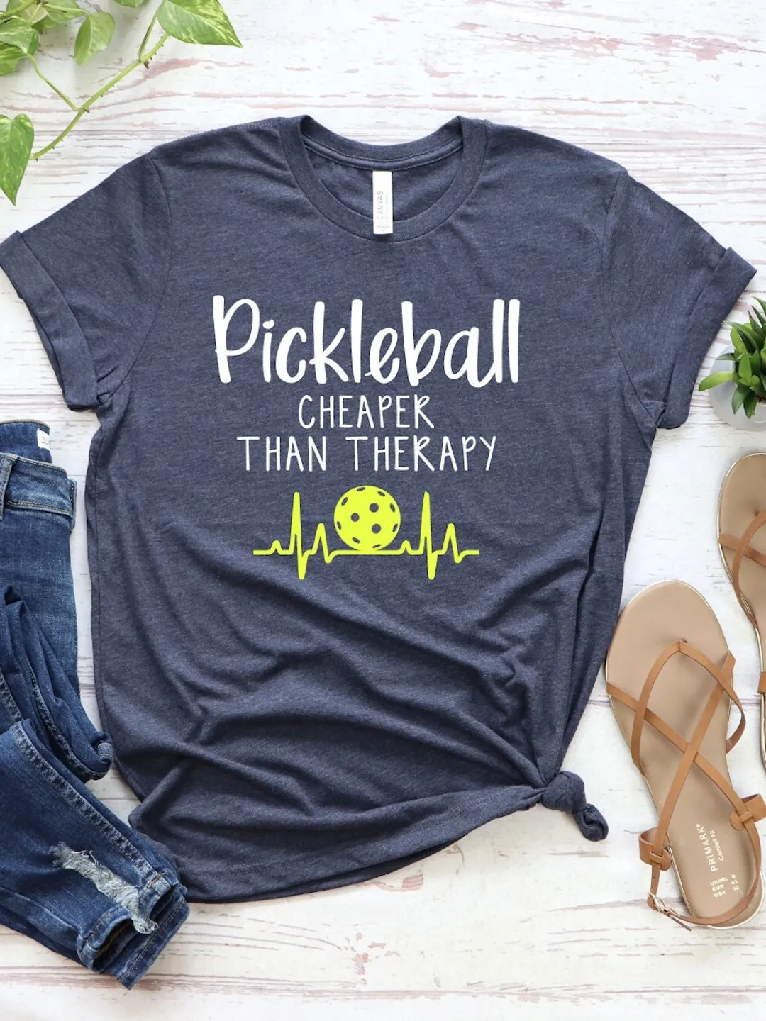 Pickleball Shirt Peace Love, Funny Player Tee (Unisex and Women's Sizes)