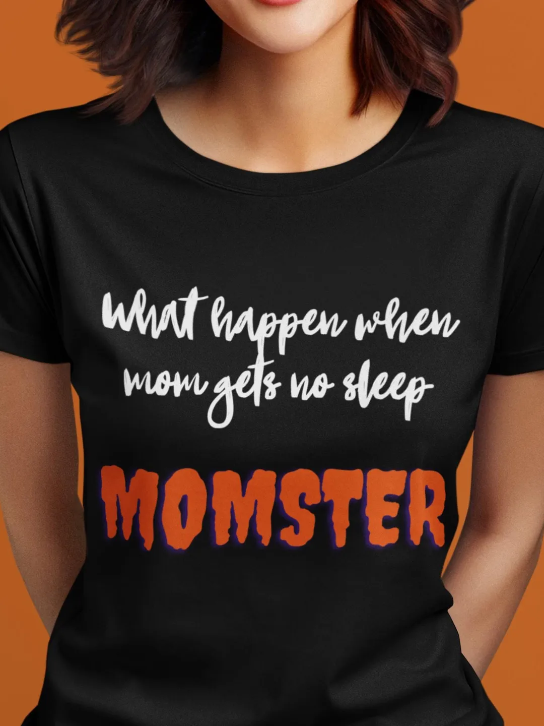 Momster T-Shirt – Funny Tired Mom Gift, Mother's Day Tee