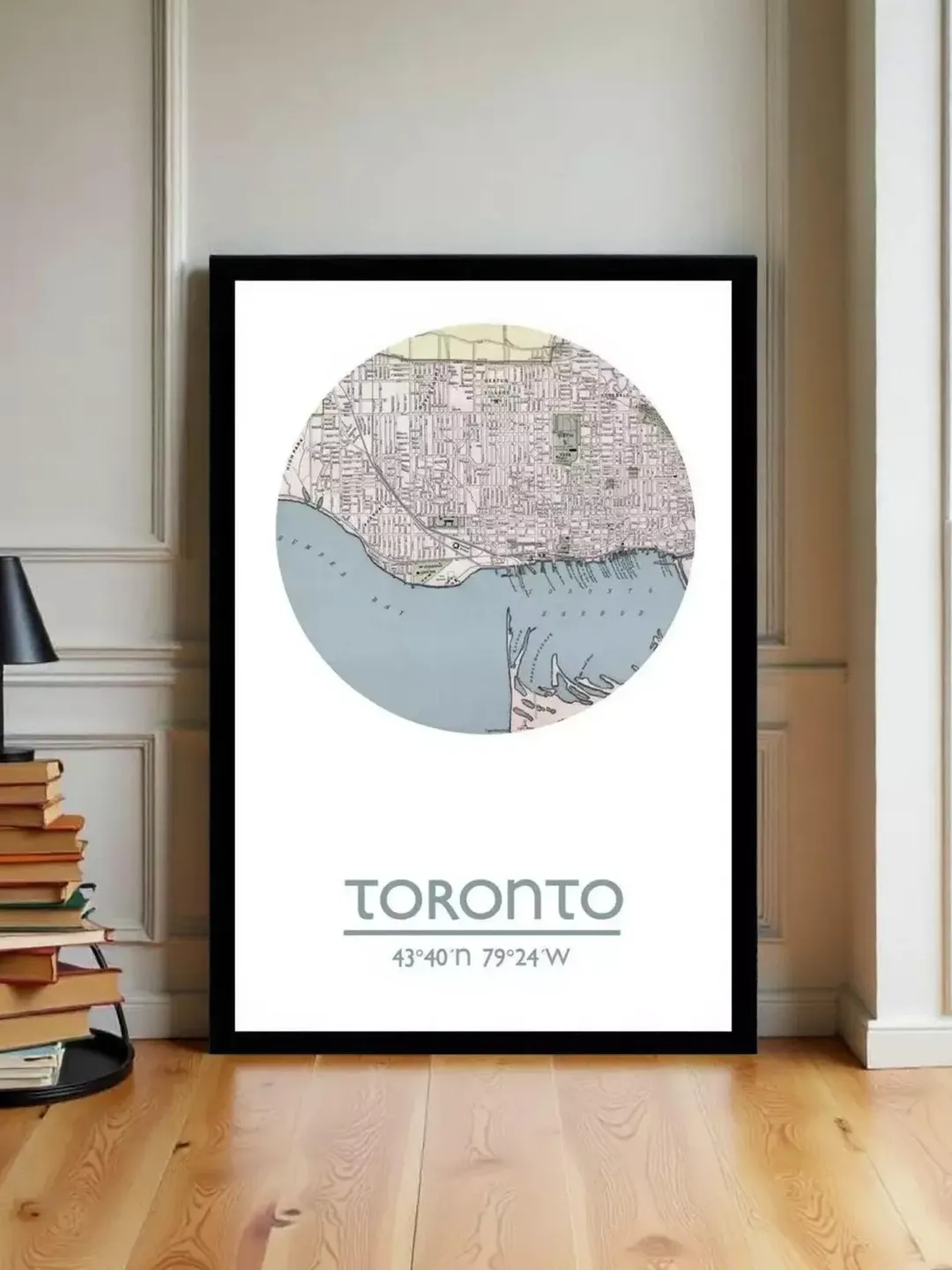 Toronto City Map Art Print: Modern Home Decor
