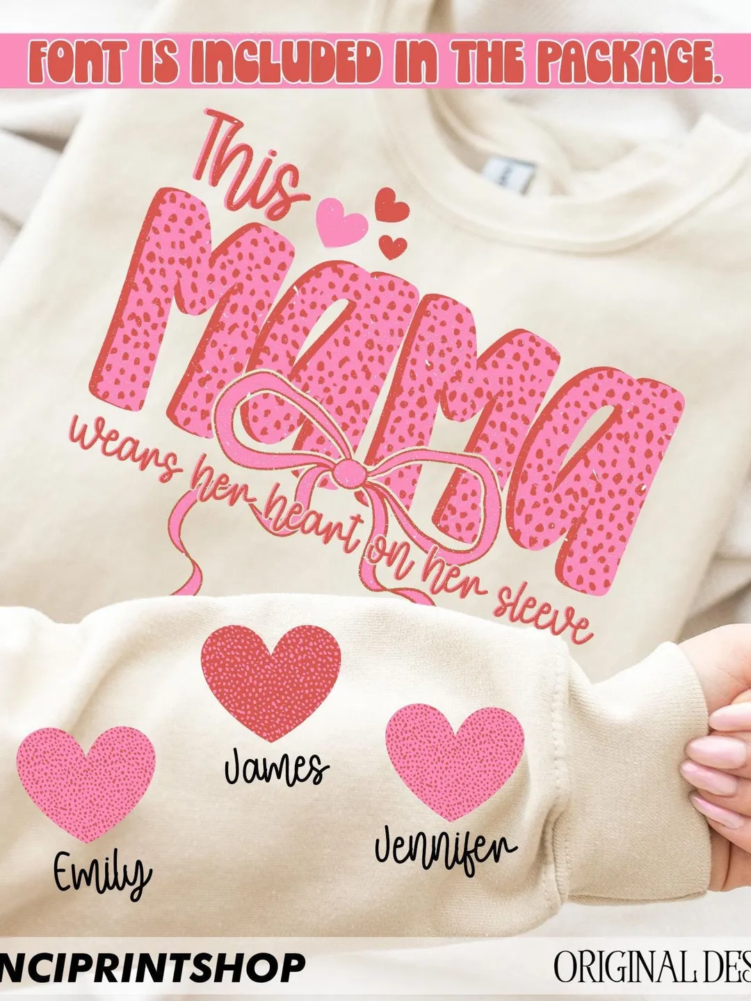 Valentine Mama Coquette Bow png, Pink Bow png, Valentines Mama png, Valentine Heart png, Mama png, Pink Valentine, Retro Valentines png