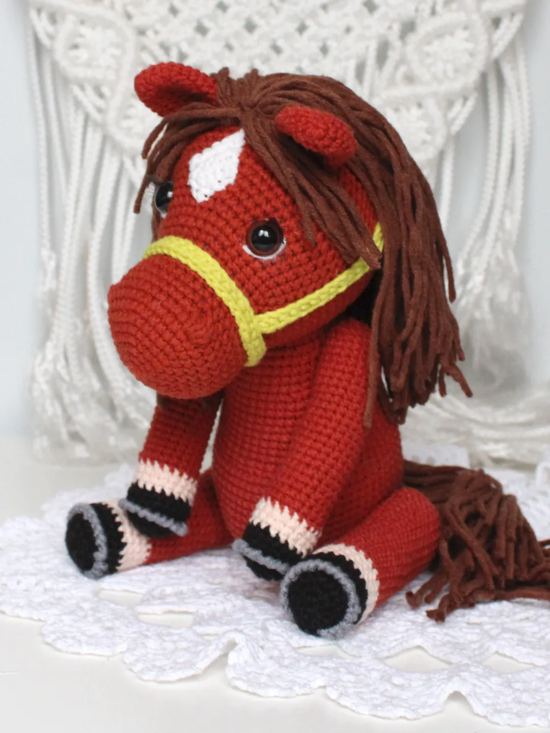 Crochet Horse pattern PDF Amigurumi toy Hoss crochet tutorial