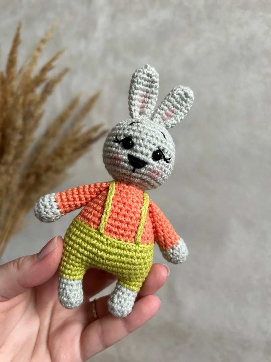 Crochet bunny, stuffed animal toy, bunny toy, amigurumi toy bunny