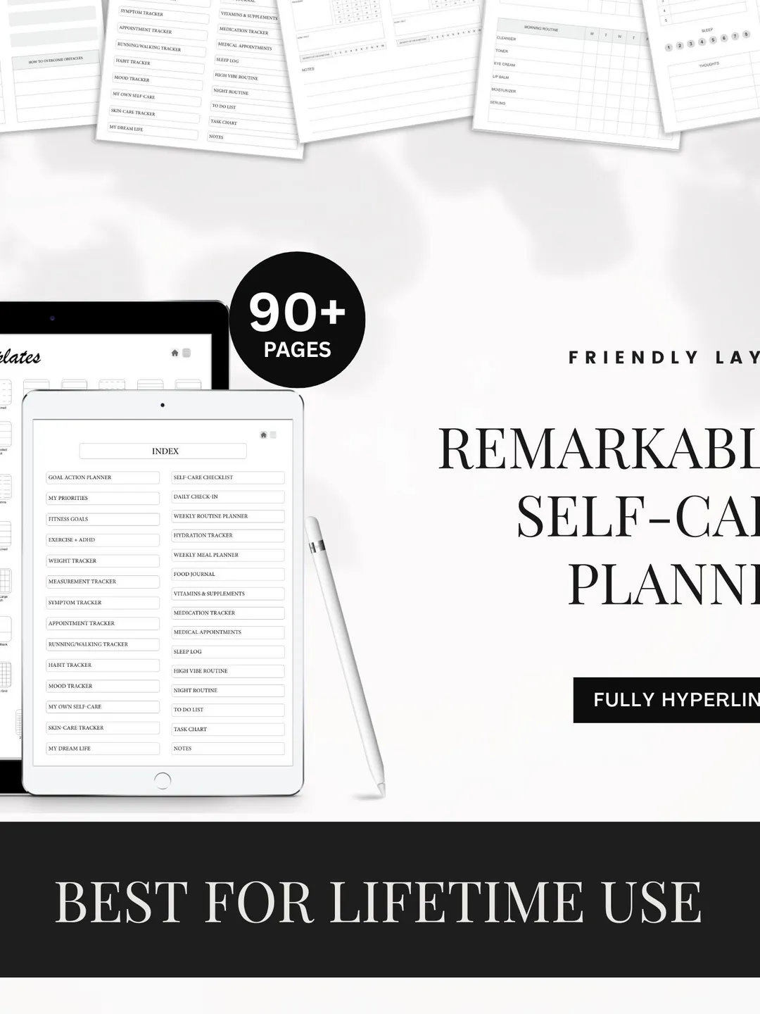 reMarkable 2 Planner Hyperlinked Digital Productivity Template (PDF ...