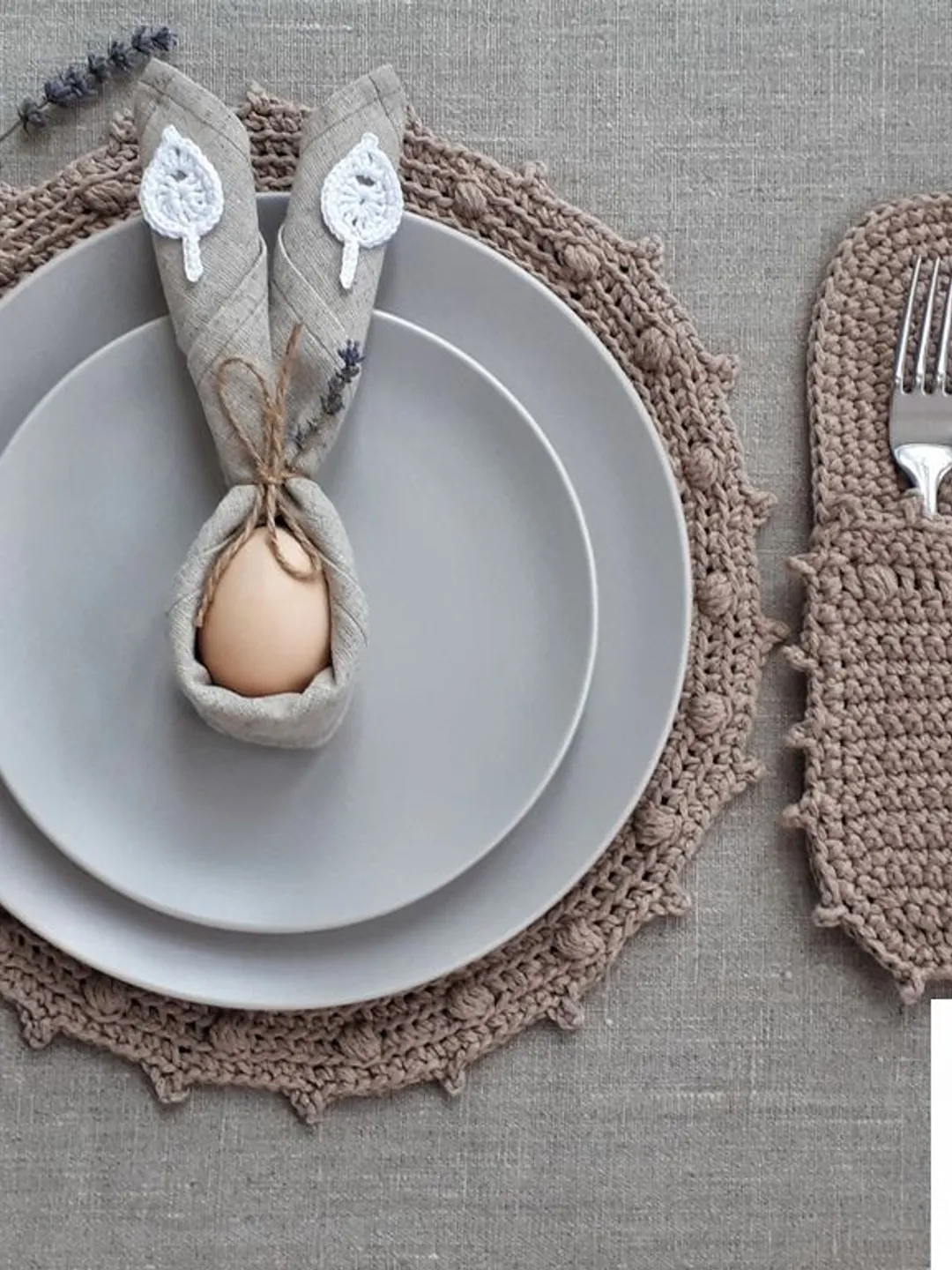 CROCHET PATTERN Cutlery holder pattern Kitchen set DIY tutorial ...