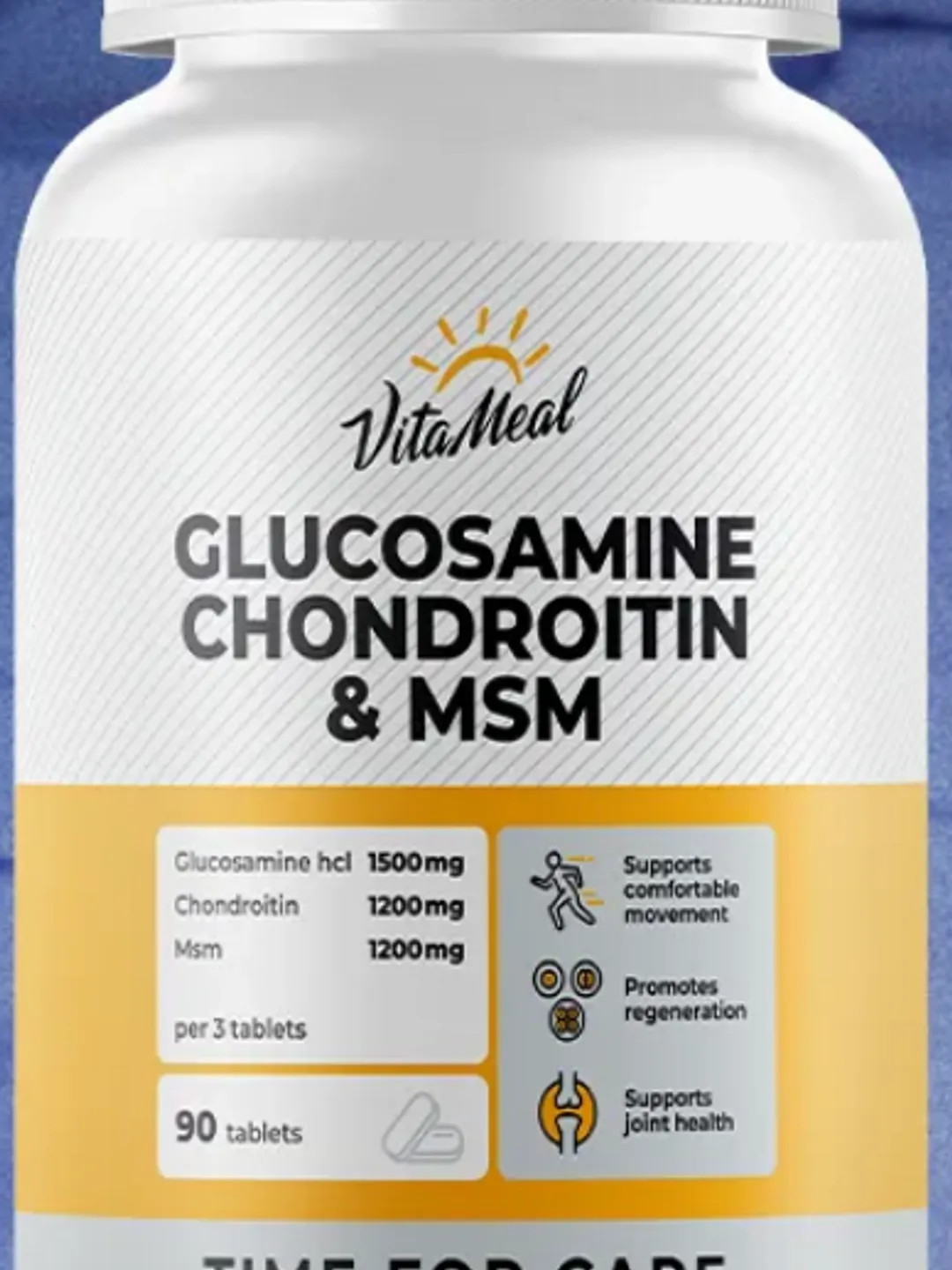 Glucosamine and chondroitin for joints, 60 capsules / relief of joint ...