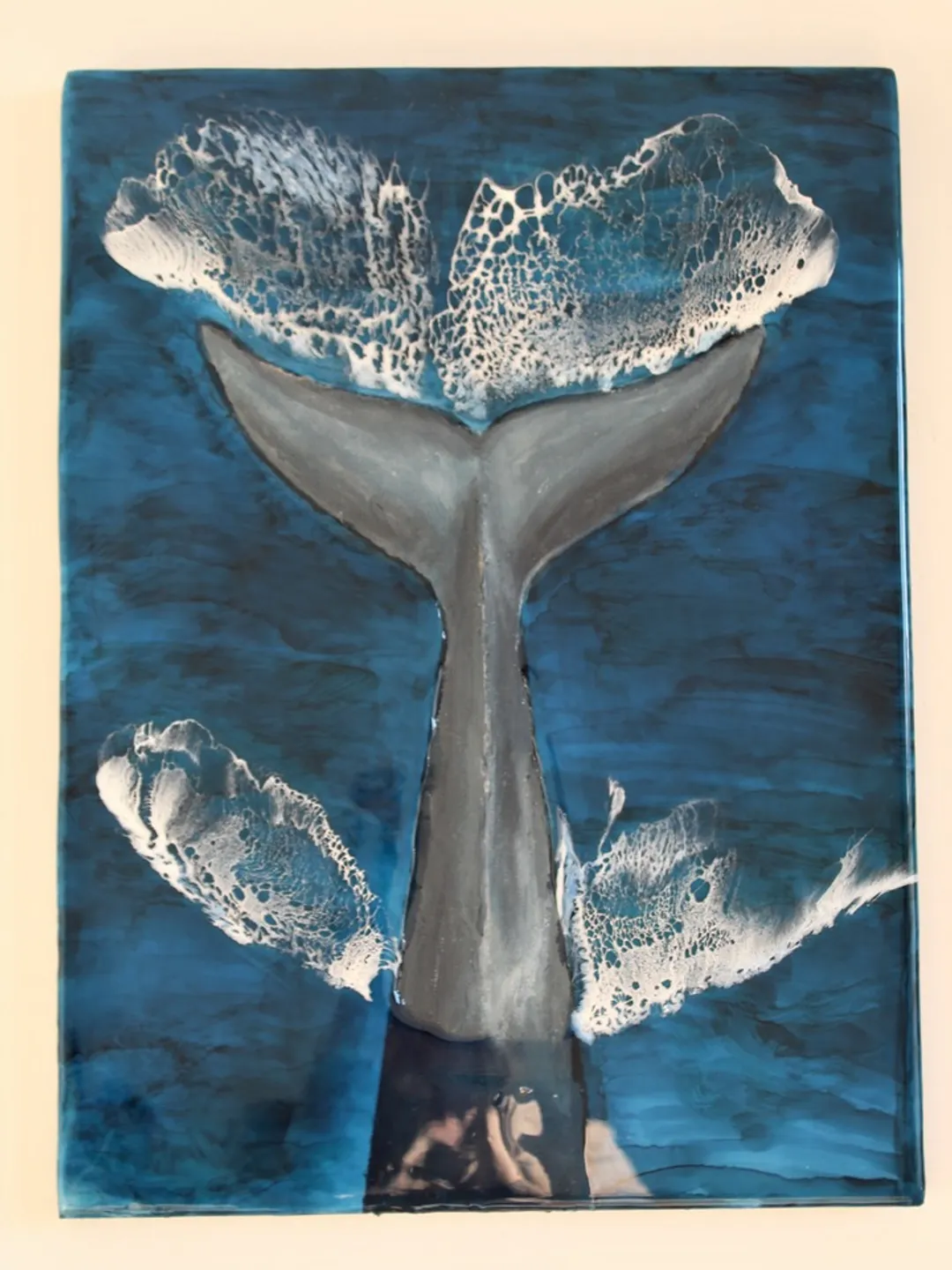 Wooden whale wall art – Wooden whale tail - nautical wall decor- coastal grandmother aestetic– Minimalism House Decor