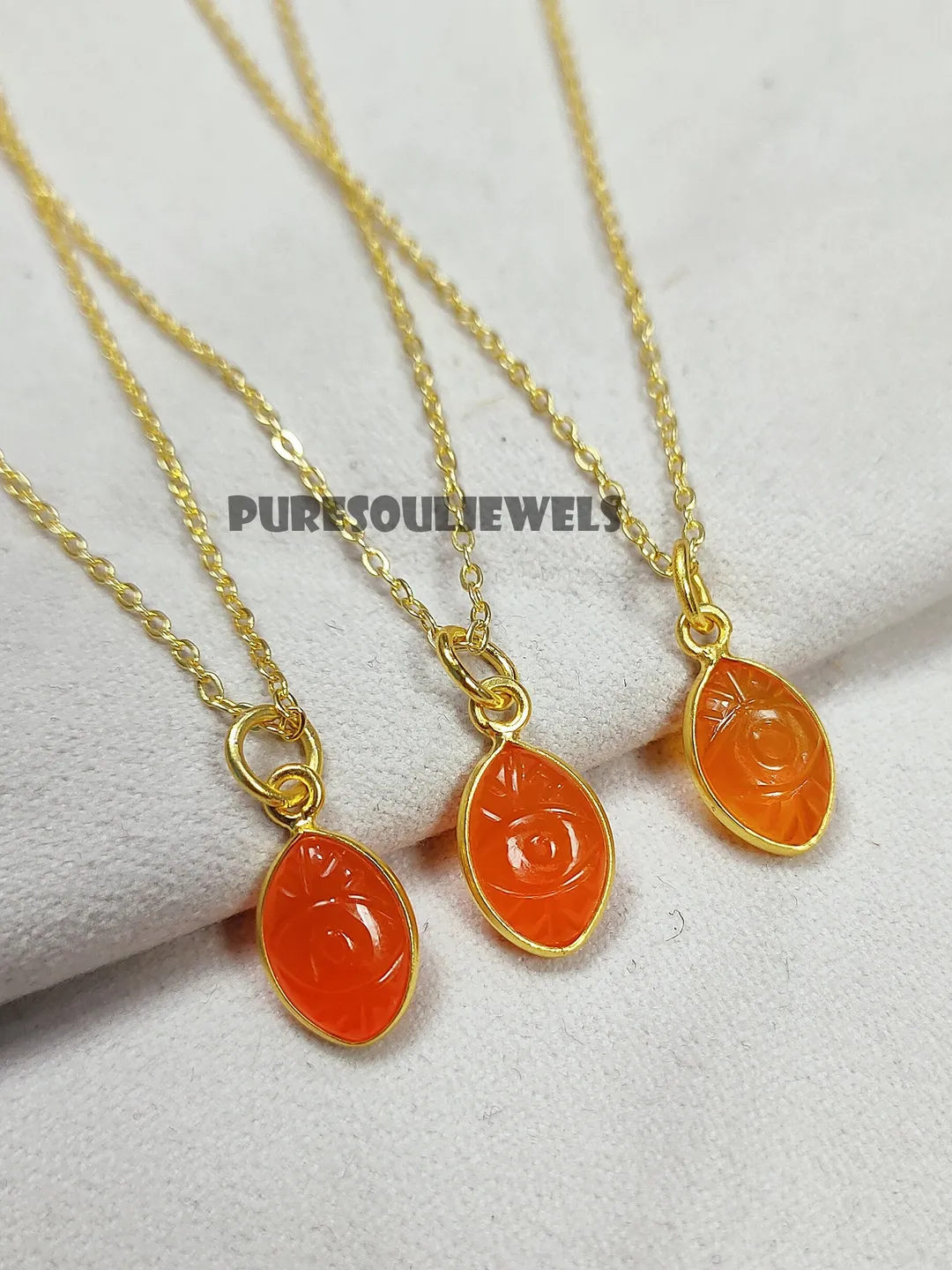 Orange Carnelian Evil Eye Necklace, 925 Sterling Silver Necklace, Evil Eye Layering Necklace, Eye Pendant Necklace, Black Friday Sale, Gifts