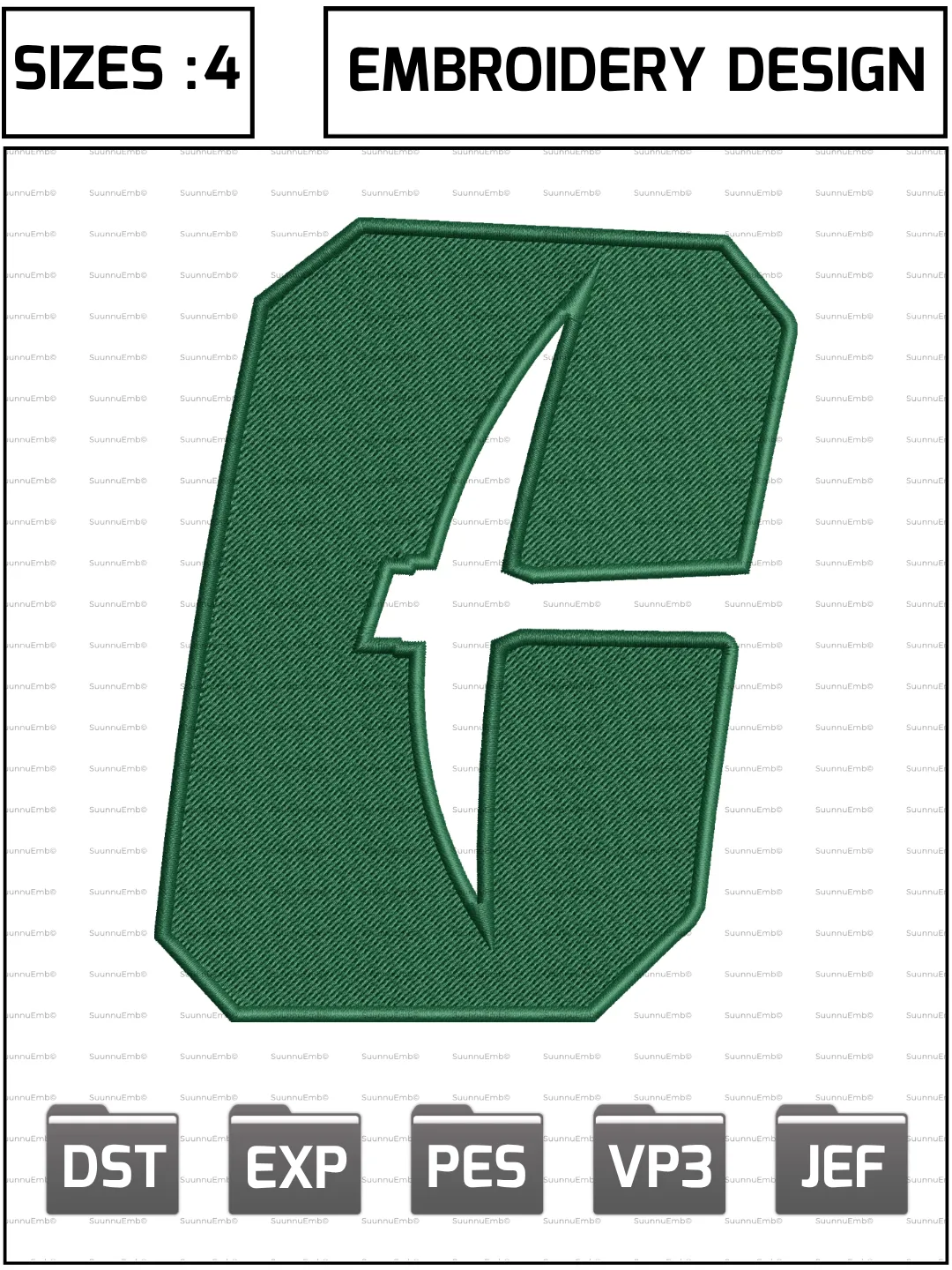 Charlotte 49ers Logo Embroidery Design,NCAA Logos Embroidery Design,NCAA Teams, Machine Embroidery Design File,4 Sizes, Digital Download