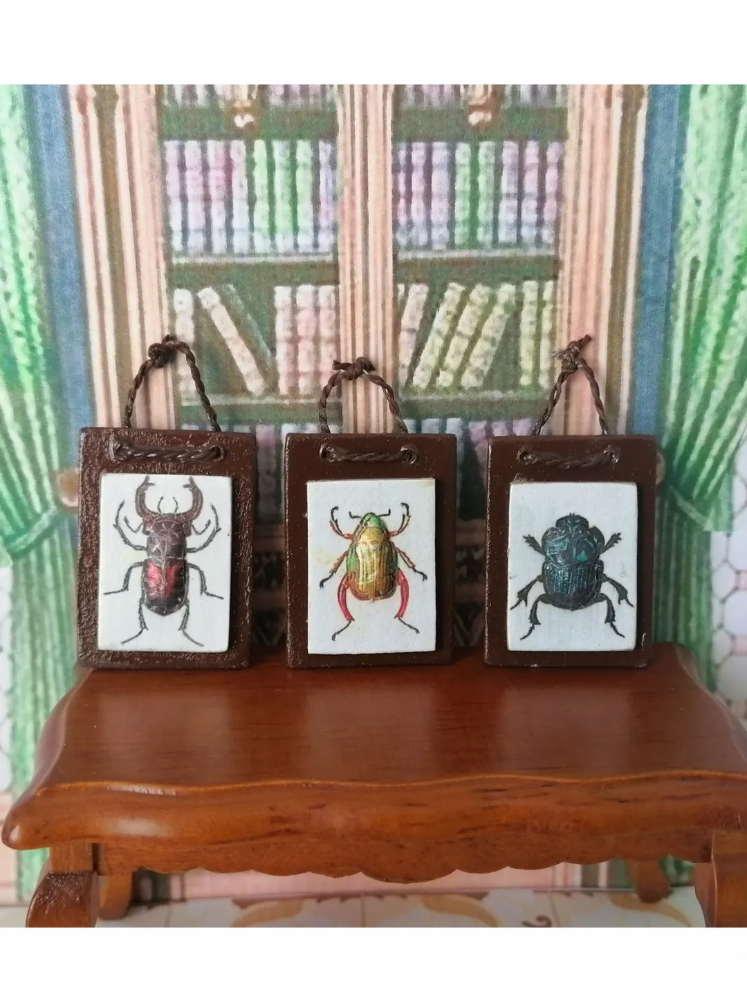 Volumetric panels for a dollhouse. 1:12. Dollhouse miniature.