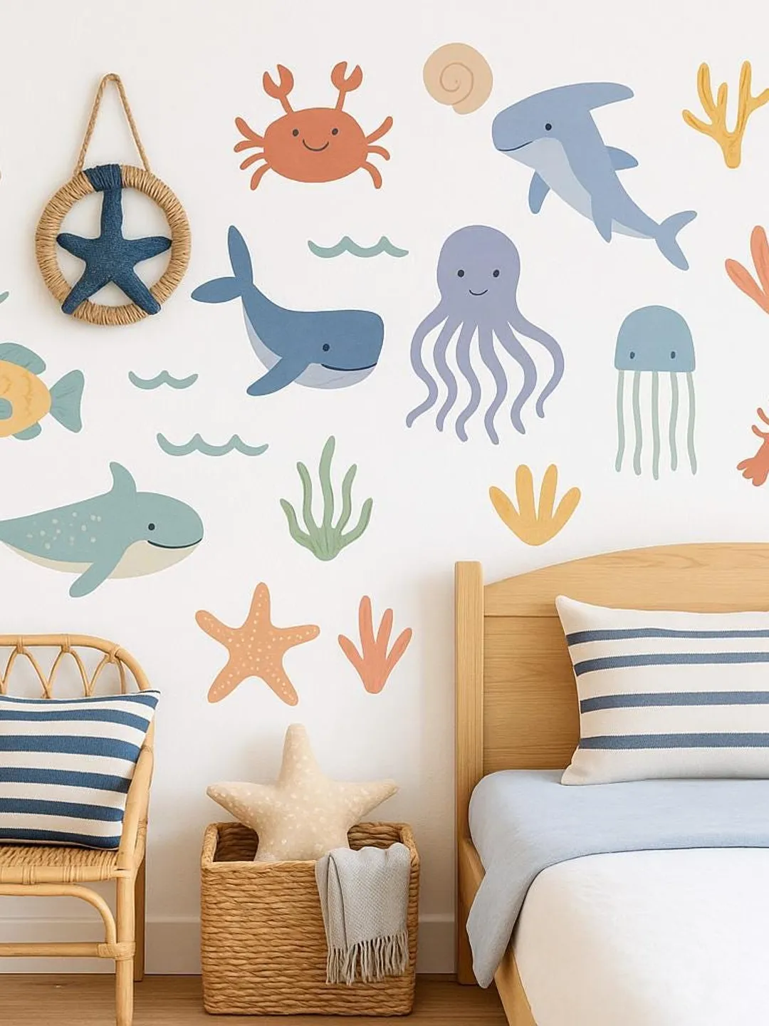 Sea Turtle Wall Decal – Ocean Tribal Vinyl Art, Beach House Decor ...