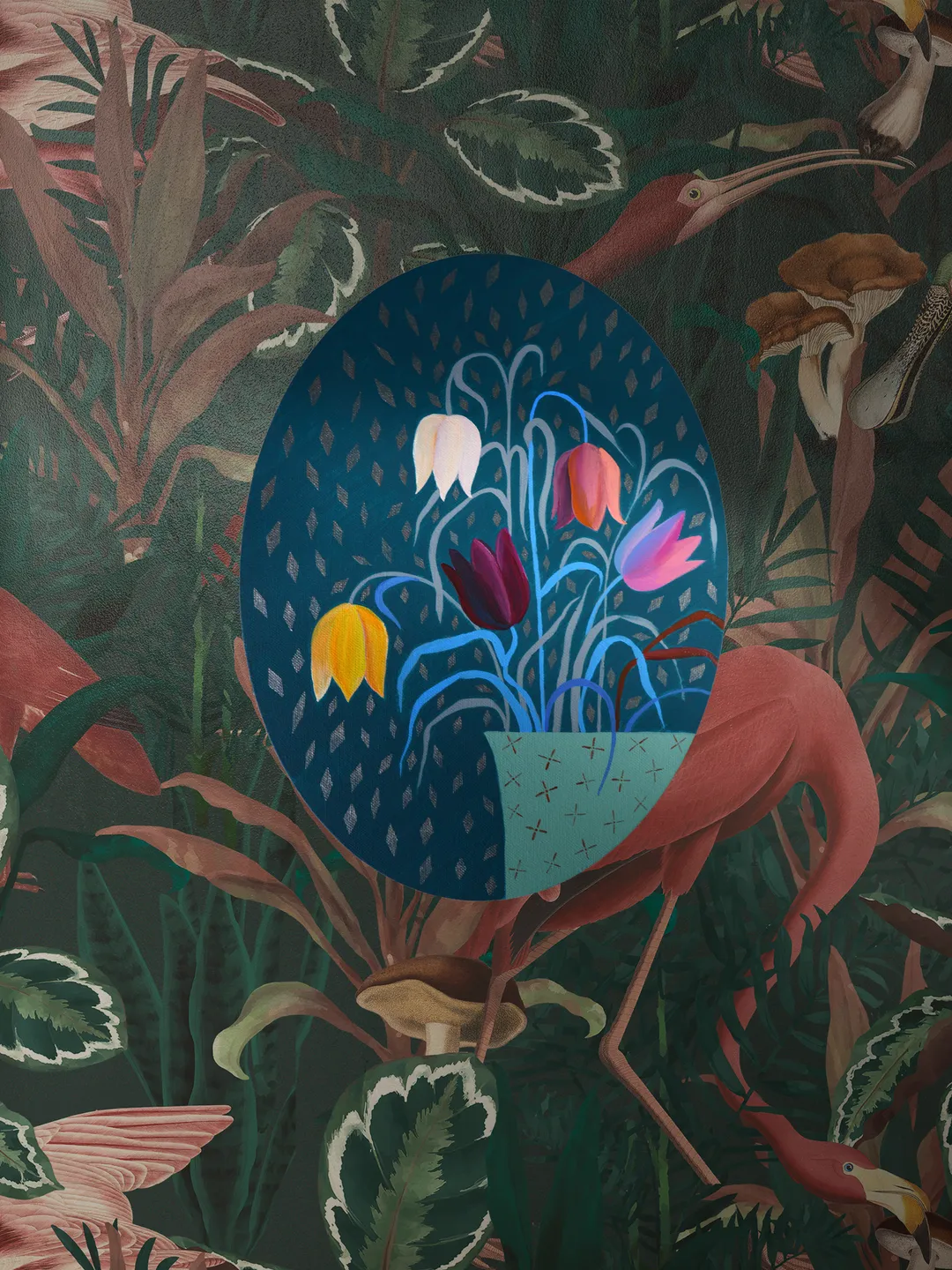 Still life Flowers Original acrylic painting