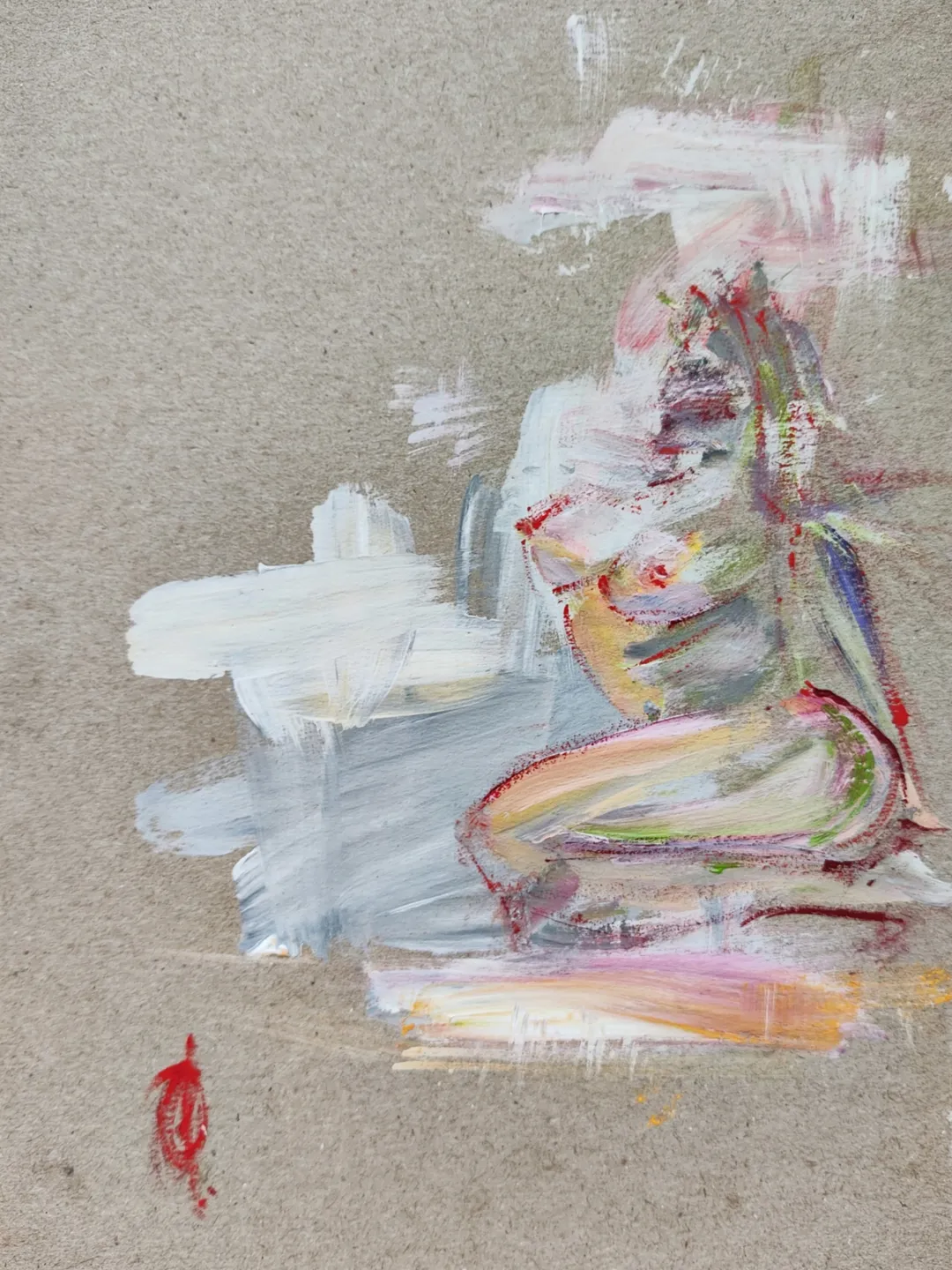 Nude woman Original painting