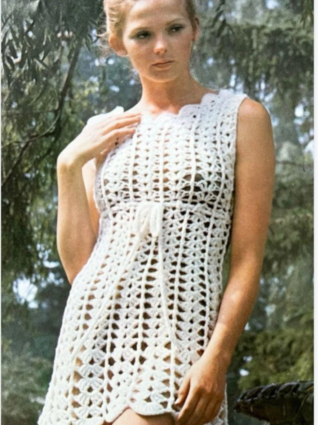 Dress crochet pattern pdf instant download, lace dress pattern, beach tunic dress pattern pdf