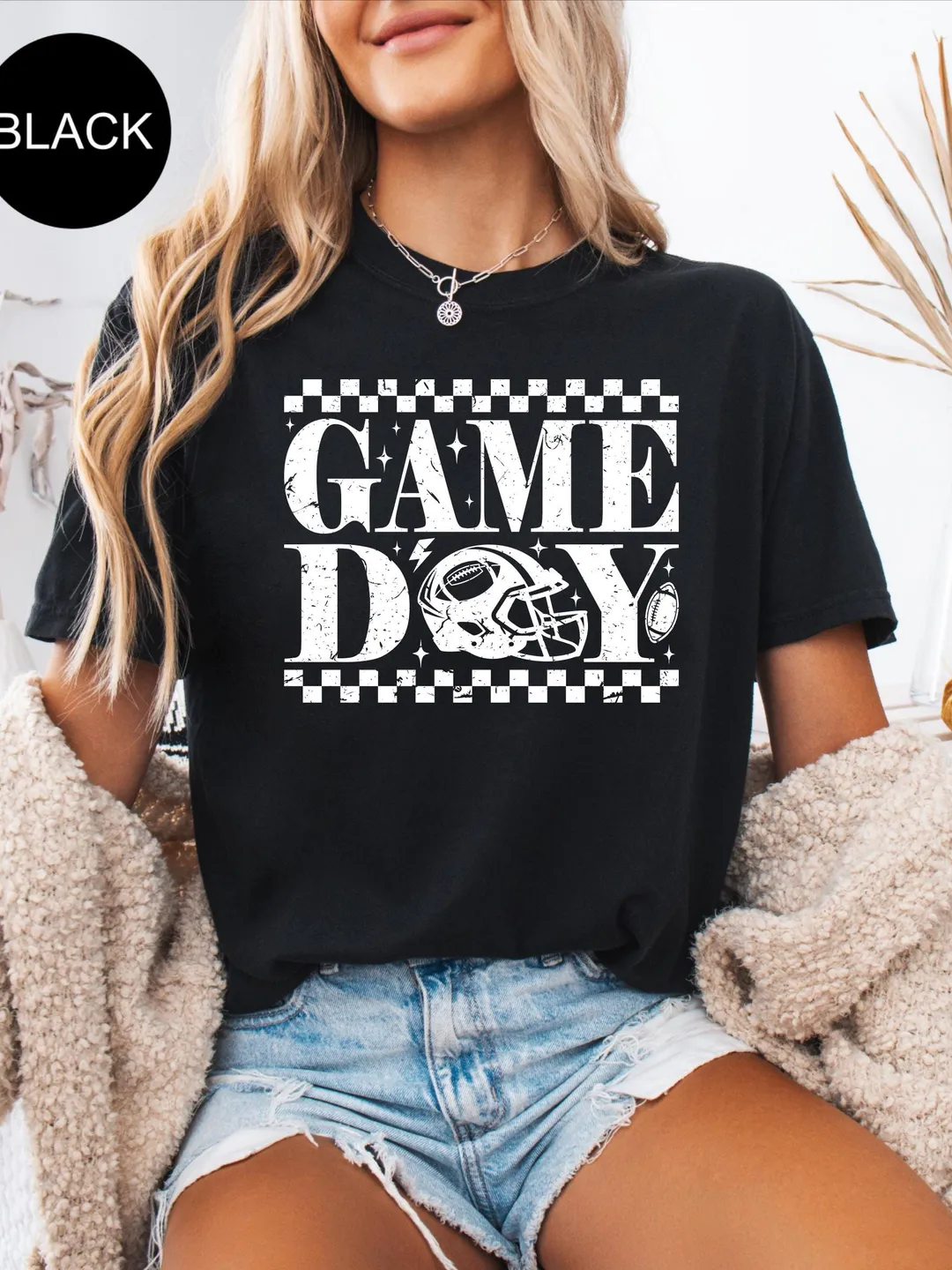 Comfort Colors® Football Season Shirt, Football Mama T Shirt, Football Game Day T-Shirt, Football Fall Season Tee, Game Day Shirt for Her
