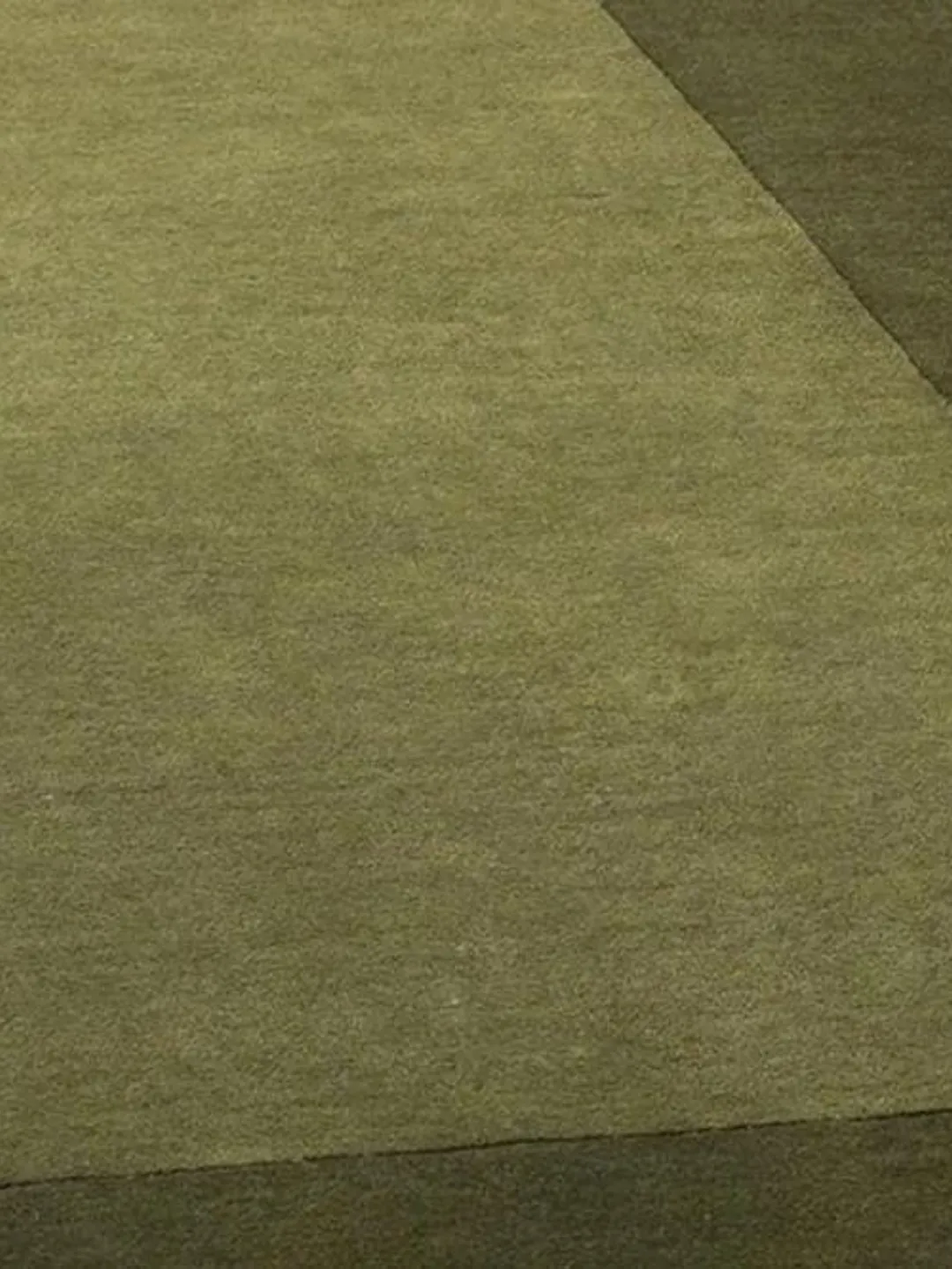 Olive Green Rugs Pattern Hand Tufted Olive Green Rug, Modern Minimalist Border Area Rug