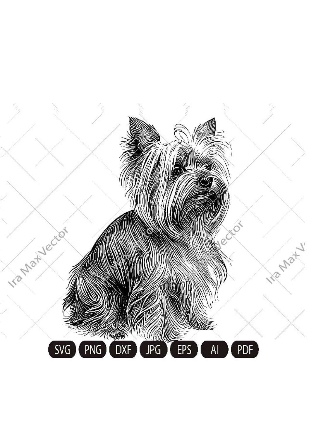 Yorkshire Dog svg, Yorkshire Terrier SVG, Yorkie face clipart, Dog svg detailed,Yorkshire Terrier Vector, Yorkshire Terrier Print Shirt,york