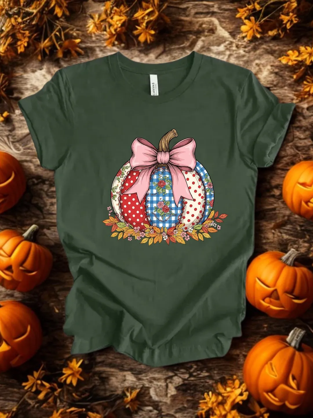 Elegant Colourful Pumpkin T-Shirt, Stylish Fall Tee, Trendy Autumn Shirt, Multicolor Halloween Top, Cozy Pumpkin Lover Gift"
