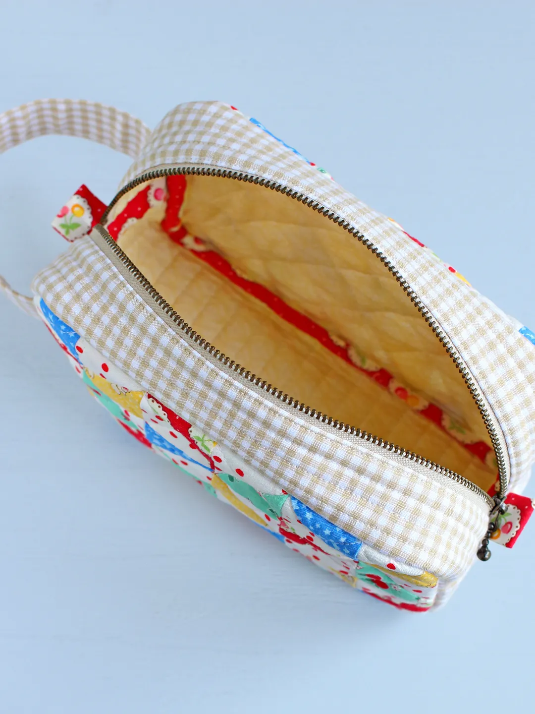 Simple Retangular Pouch PDF Rectangular Pouch with Handle Sewing Pattern