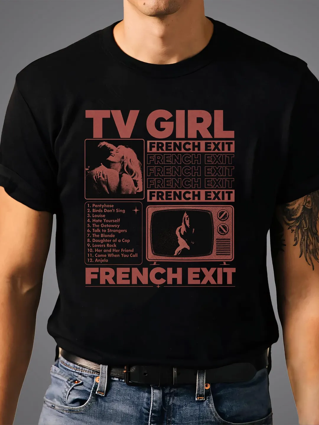 TV Girl French Exit Album T-Shirt – Indie Pop Band Merch Tee