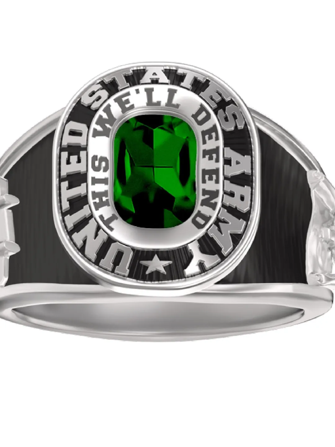 Unique Personalized 925 Silver Class Ring , Custom High School ...